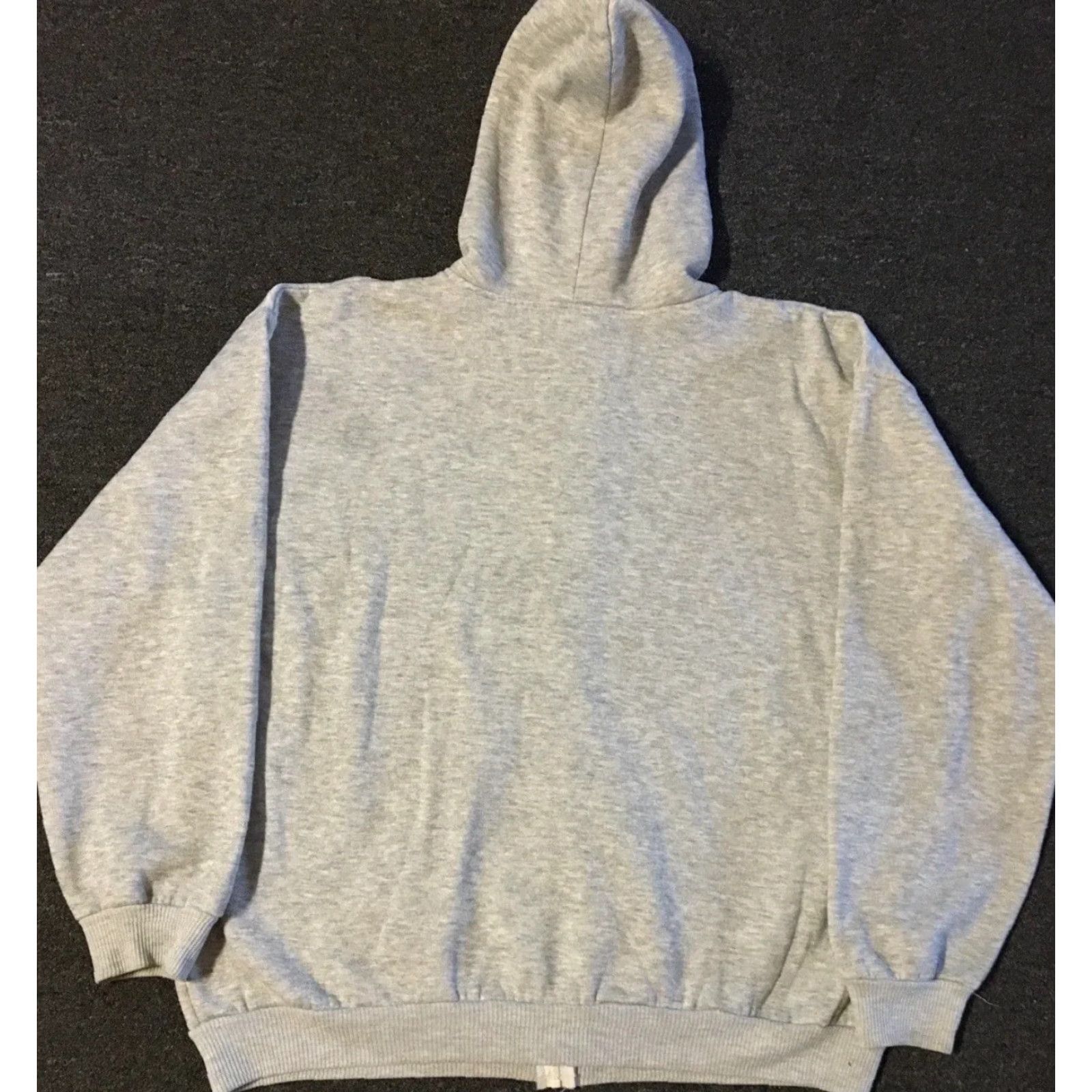 Vintage Vtg 90s Faded Distress Zip Hoodie XXL USA Track Grunge PE Biker Skate Surf 80s Size US XXL / EU 58 / 5 - 7 Thumbnail
