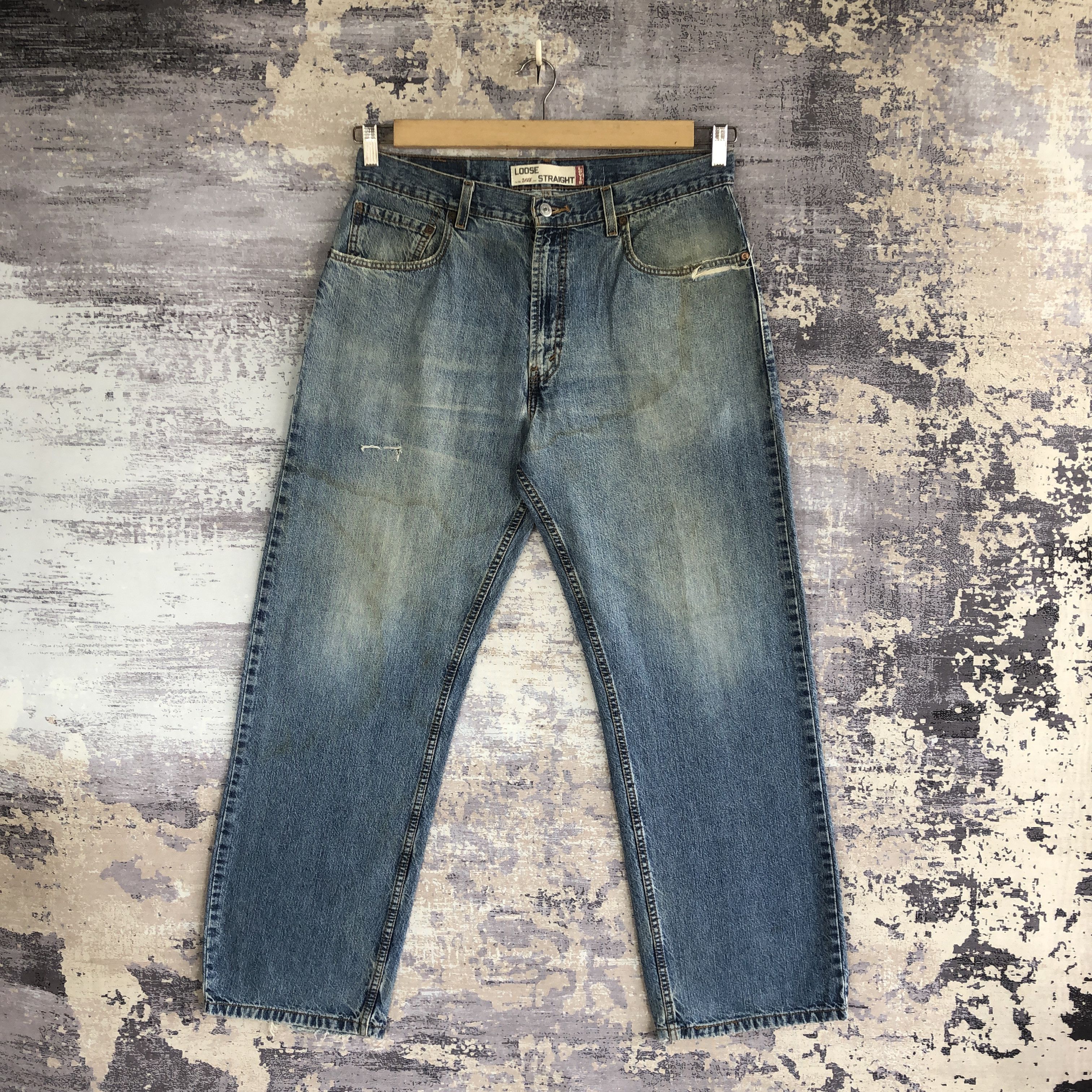 Levi's Vintage Y2K Crazy Levis 569 Baggy Jeans Levi's Loose Denim Size US 34 / EU 50 - 1 Thumbnail