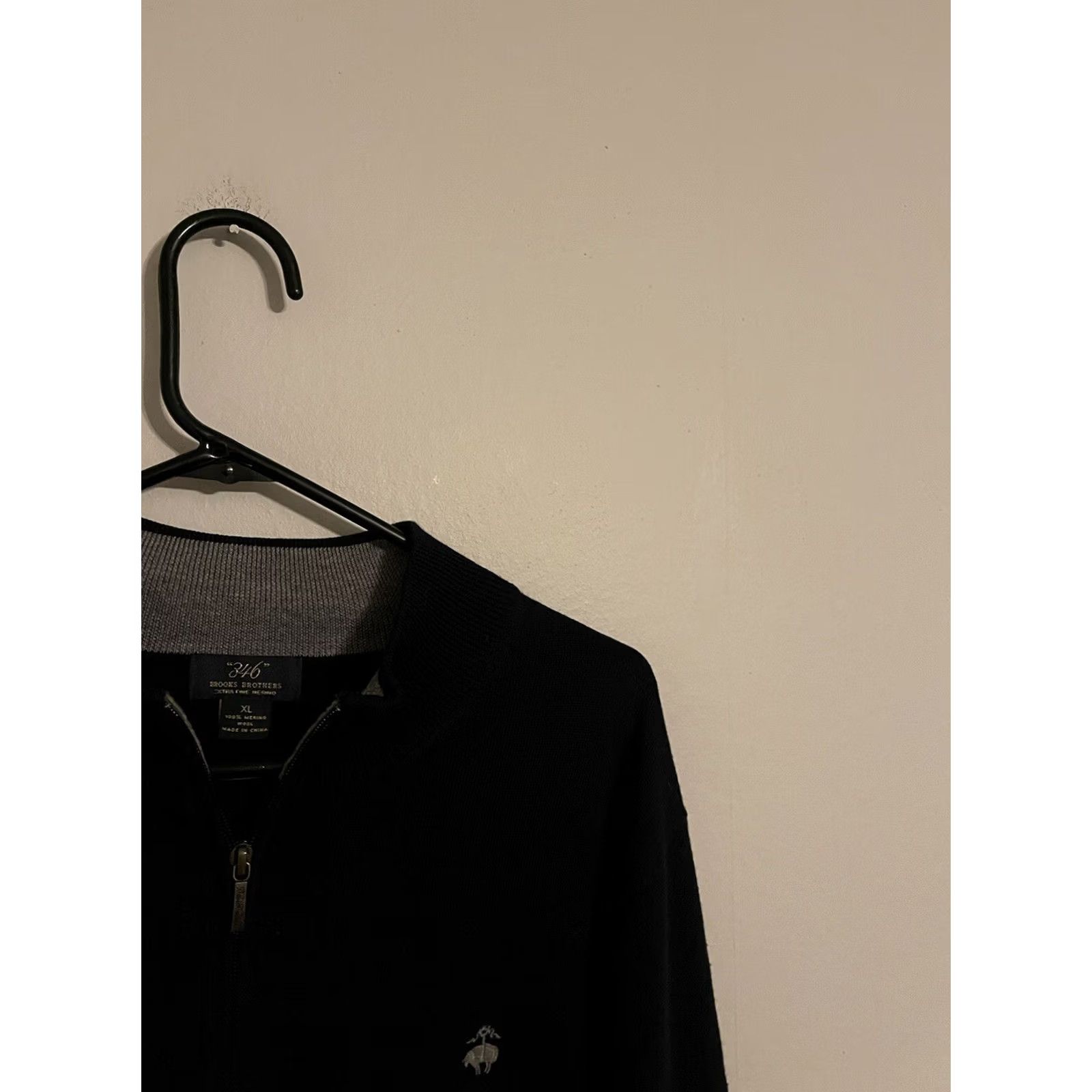 Brooks Brothers Brooks Brothers 346 Sweater Men's XL Navy Extra Fine Merino Wool 1/4 Pullover Size US XL / EU 56 / 4 - 2 Thumbnail
