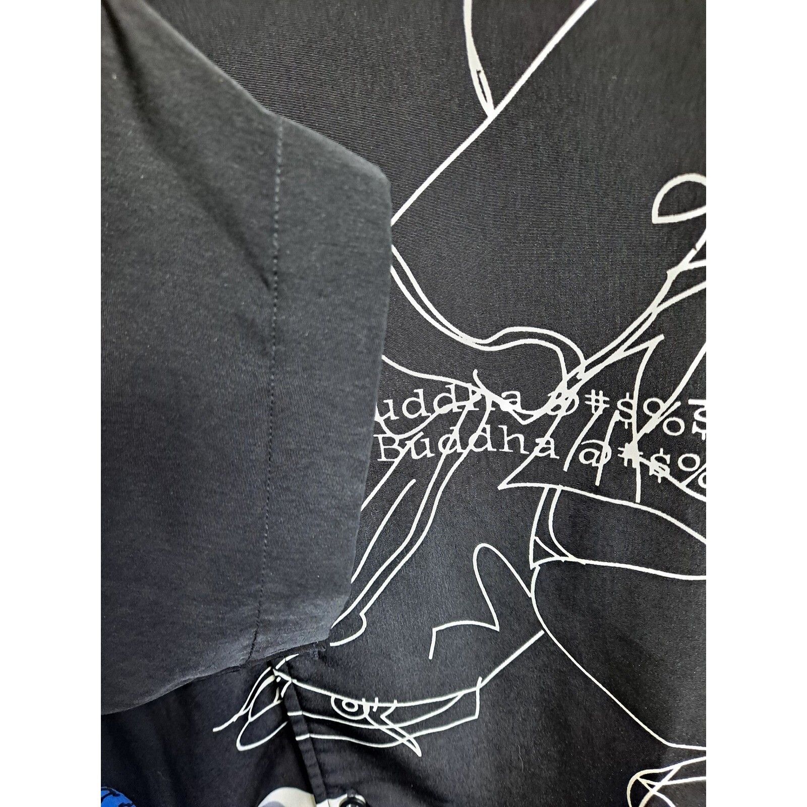 Other Laughing Buddha Graphic Shirt Button Up Short Sleeve Streetw Size US L / EU 52-54 / 3 - 4 Thumbnail