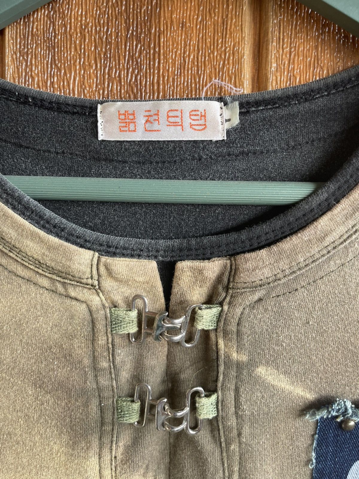 Le Grande Bleu (L.G.B.) Vintage 90s🔥Seditionaries 🔥iron Button Thrashed Faded Tee Size US M / EU 48-50 / 2 - 6 Thumbnail