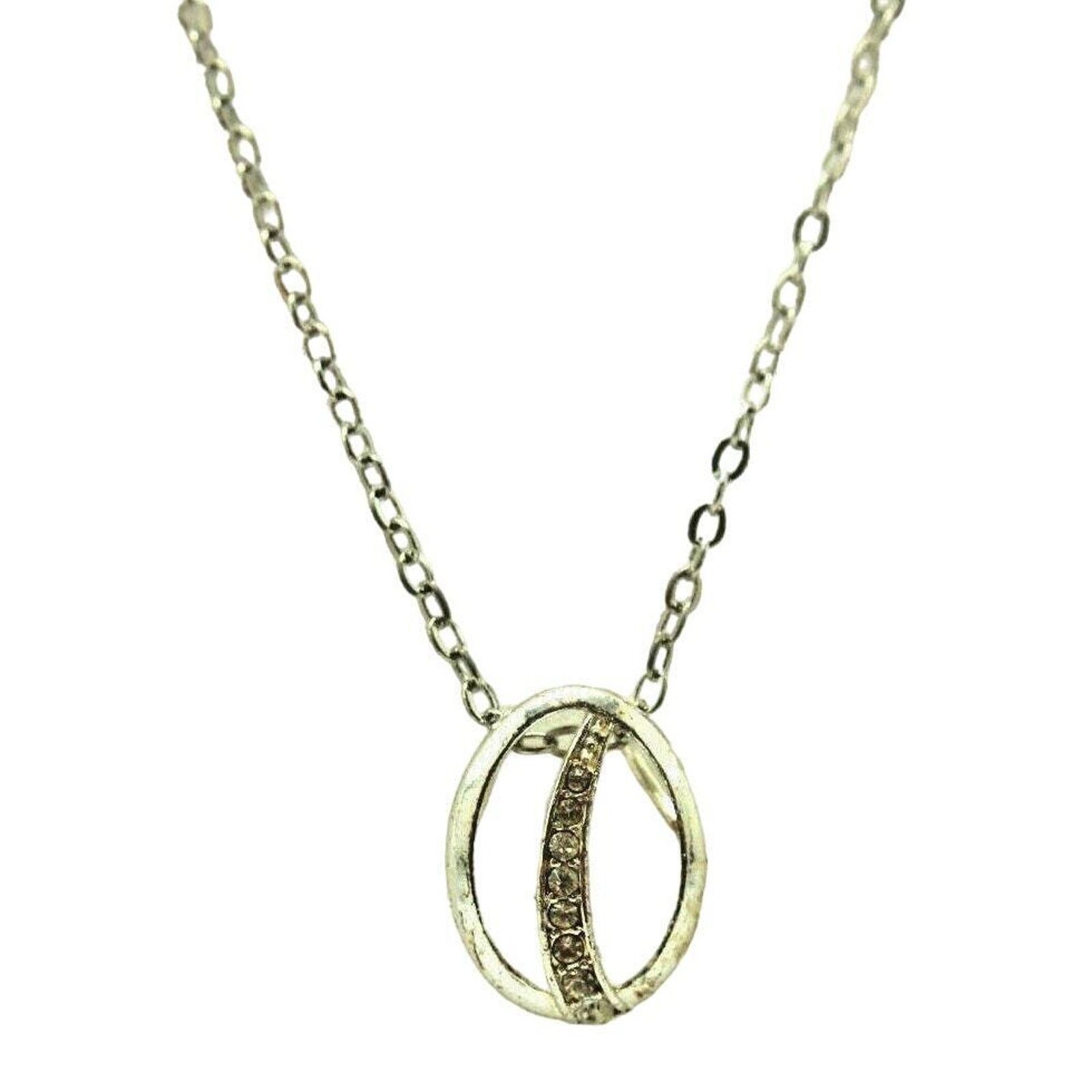 Other Vintage Avon Nina Ricci Silvertone Pendant Necklace Earring Size ONE SIZE - 3 Thumbnail