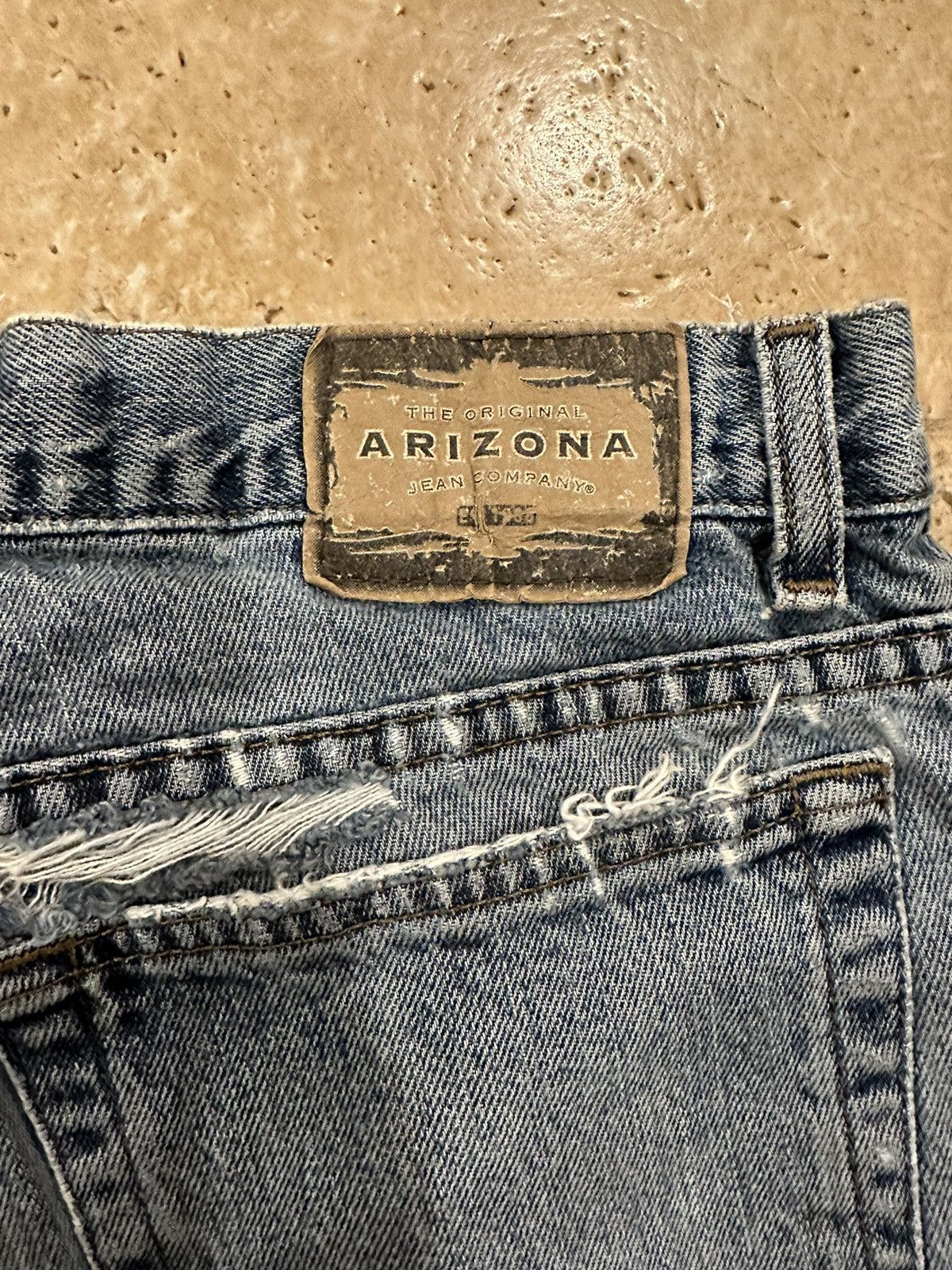 Arizona Jean Co. × Vintage Vintage Arizona Jean Company Jean Denim Painter Shorts Size US 34 / EU 50 - 7 Thumbnail