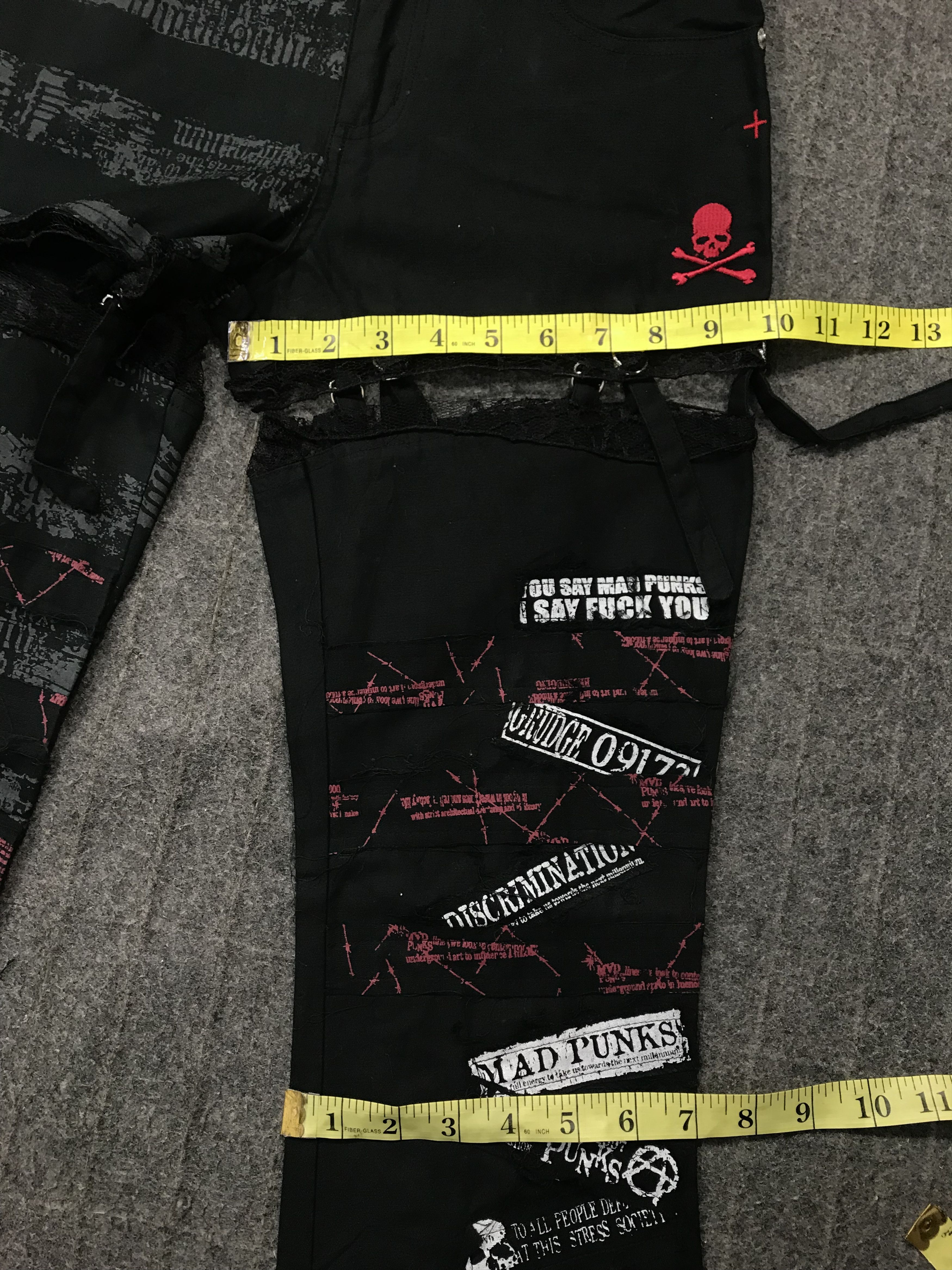 Japanese Brand Mad Punk Seditionaries Cyberpunk Tactical Bondage Size US 28 / EU 44 - 14 Thumbnail
