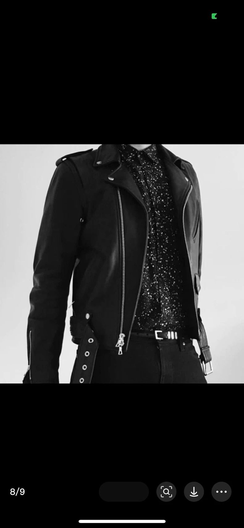 Saint Laurent Paris saint Laurent paris2015 FW Star Ink Splashing Shirt 2503-N Size US XXS / EU 40 - 7 Thumbnail