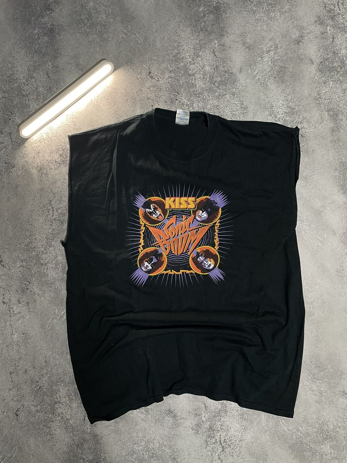 KISS KISS 2000 metal band tee vintage sleeveless Size US XL / EU 56 / 4 - 1 Thumbnail