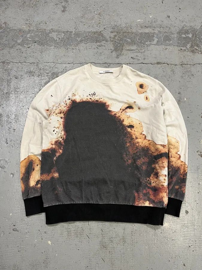 Givenchy AW2015 Givenchy Volcano Deconstructed Sweater by Riccardo Tisci Size US L / EU 52-54 / 3 - 1 Thumbnail
