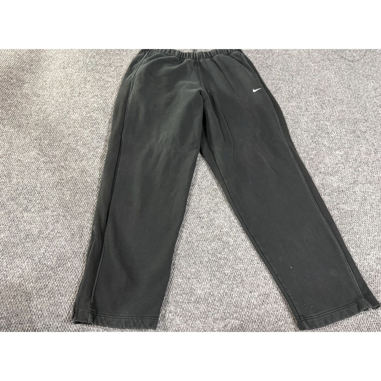 Nike Nike Sweatpants Mens 2XL Black Fleece Zip Hem Side Stripe Athletic Pants Size US 39 - 4 Thumbnail