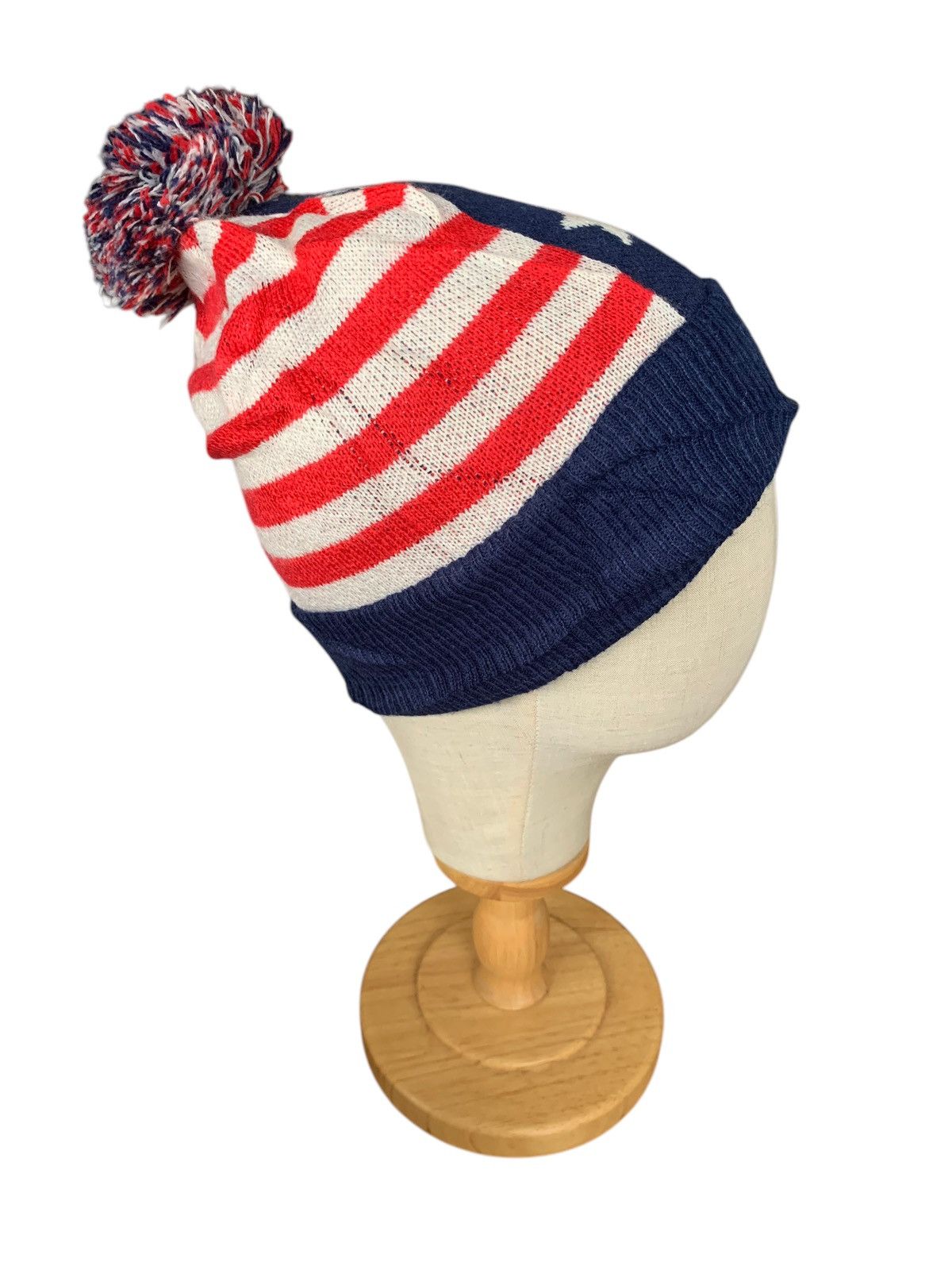 Japanese Brand × Kapital × Vintage American flag knitted Winter sessions Beanie Hats Size ONE SIZE - 8 Thumbnail