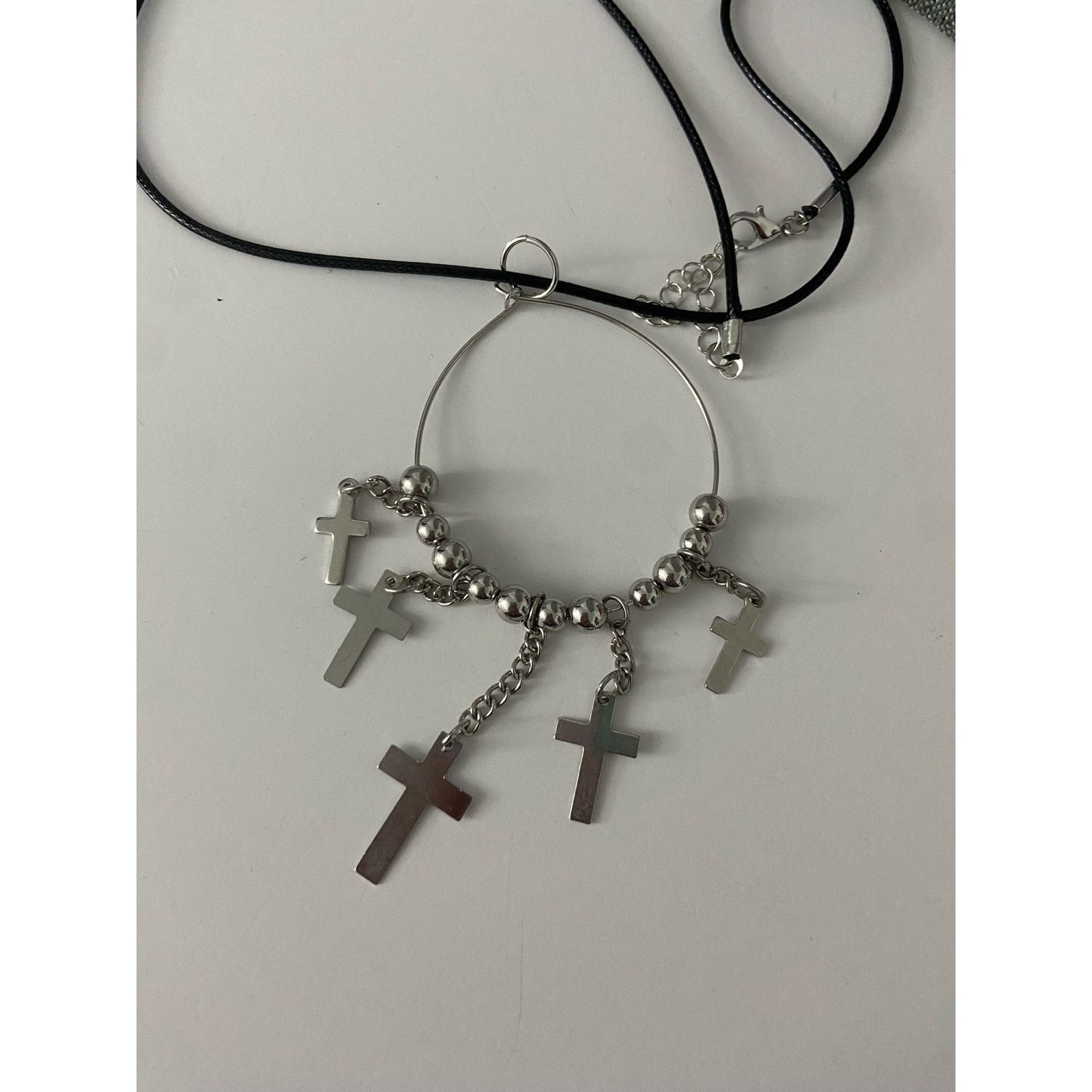 Handmade cross pendant necklace Size ONE SIZE - 4 Thumbnail