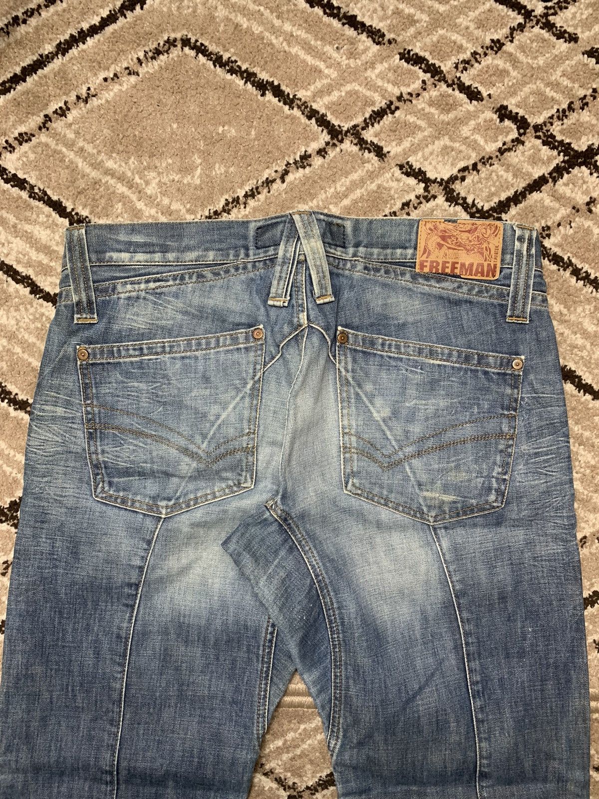 Freeman T. Porter × If Six Was Nine × Japanese Brand Vintage 90's Style Freeman T. porter Distressed Jeans Size US 34 / EU 50 - 15 Thumbnail