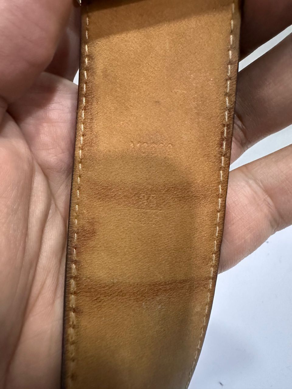 Louis Vuitton Authentic Louis Vuitton Monogram Belt 85/34 DEFECTED Size ONE SIZE - 11 Thumbnail