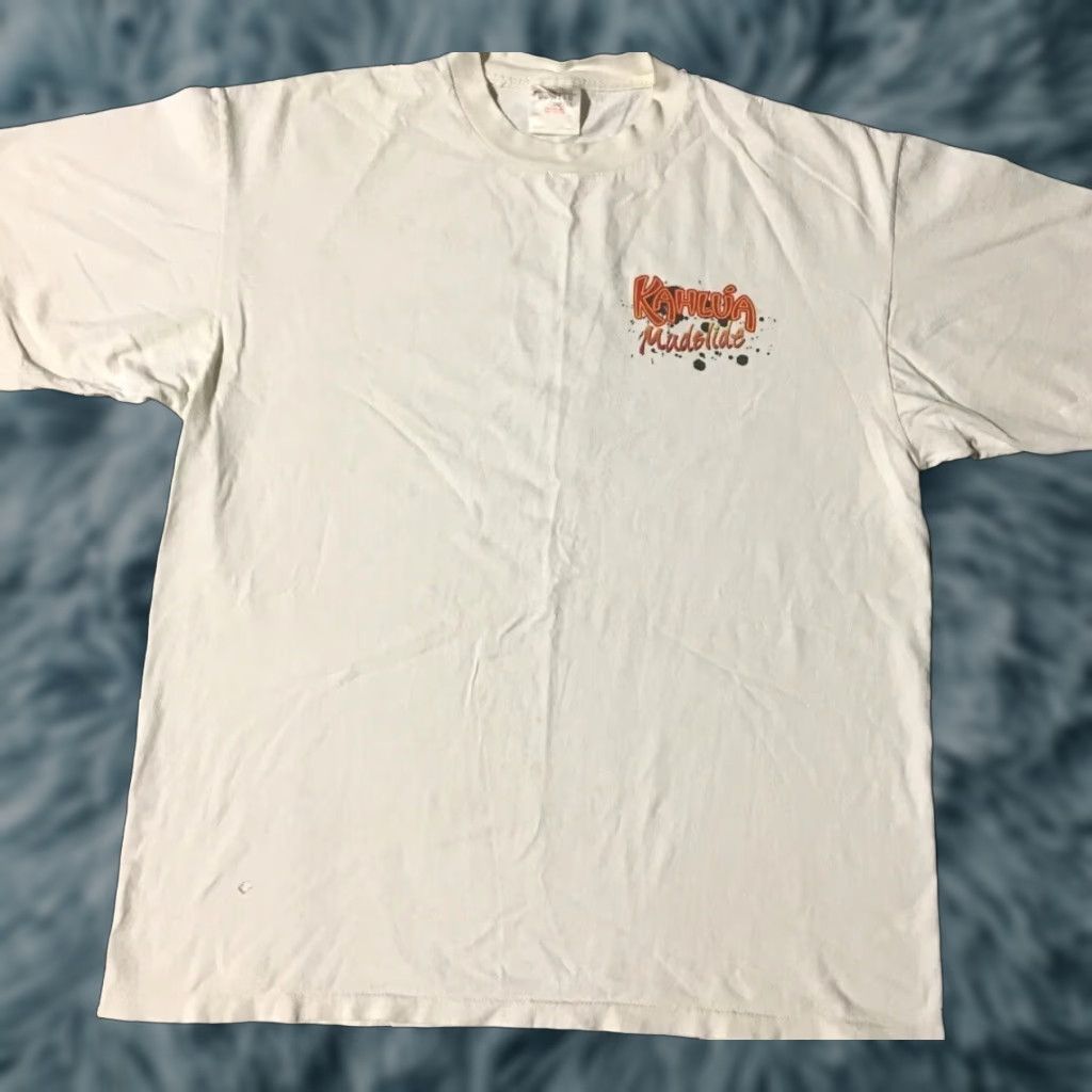 Vintage VINTAGE Kahlua Mudslide How Come You Taste Good? Shirt XL White Beer Grunge 90s Funny Graphic Tee Mens Size US XL / EU 56 / 4 - 1 Thumbnail