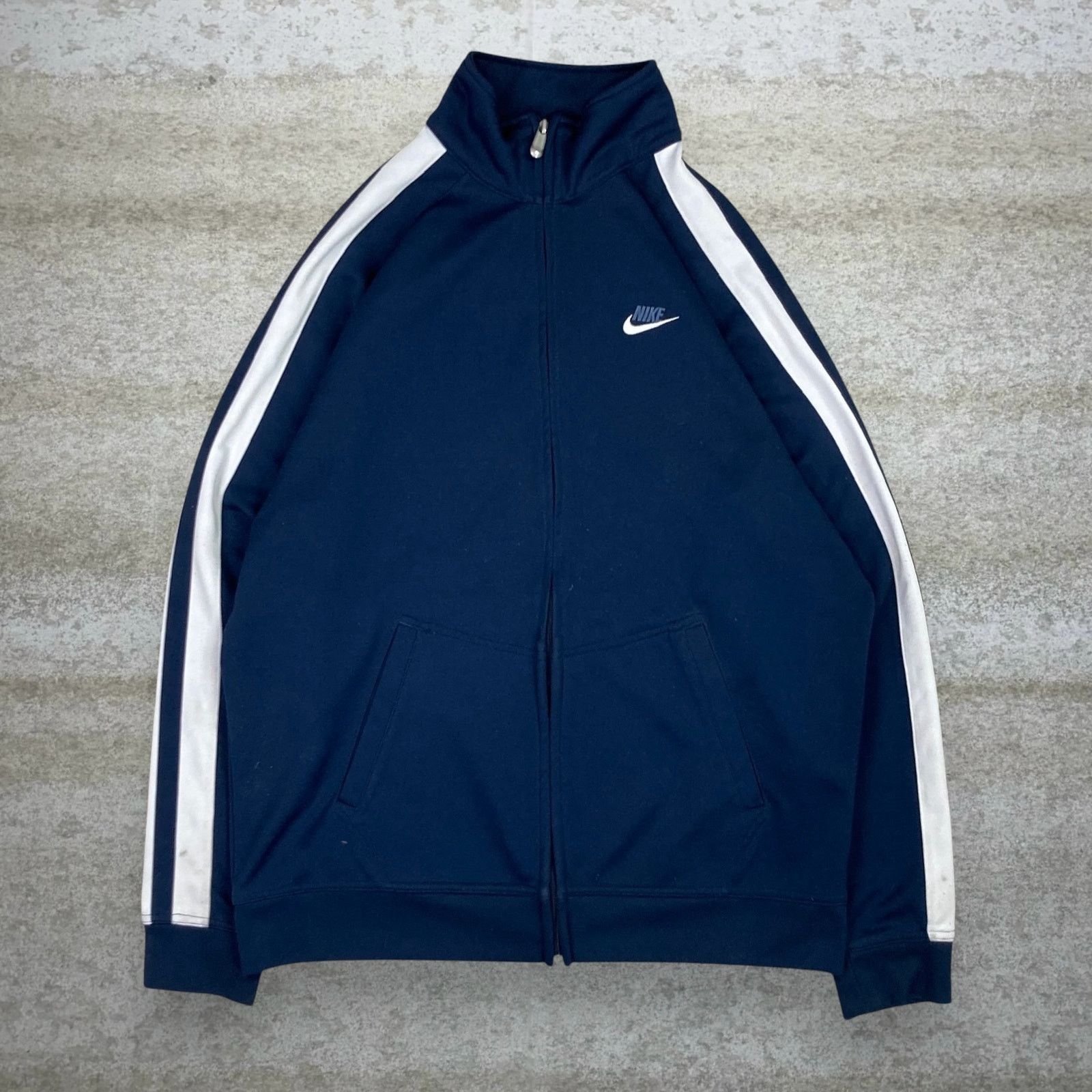 Nike × Streetwear × Vintage 90s Nike Vintage Y2K Track Jacket 