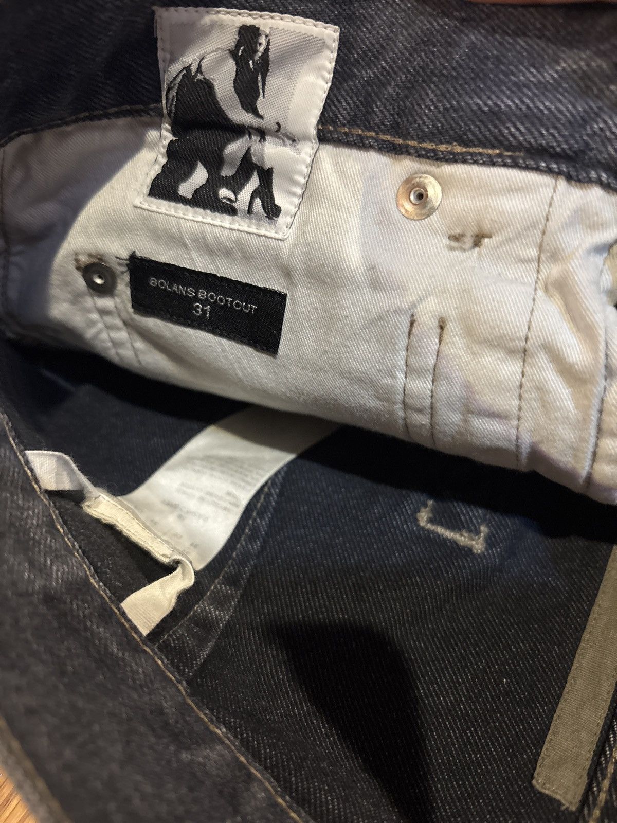 Rick Owens Drkshdw Rick Owens bolan bootcut Size US 31 - 6 Thumbnail