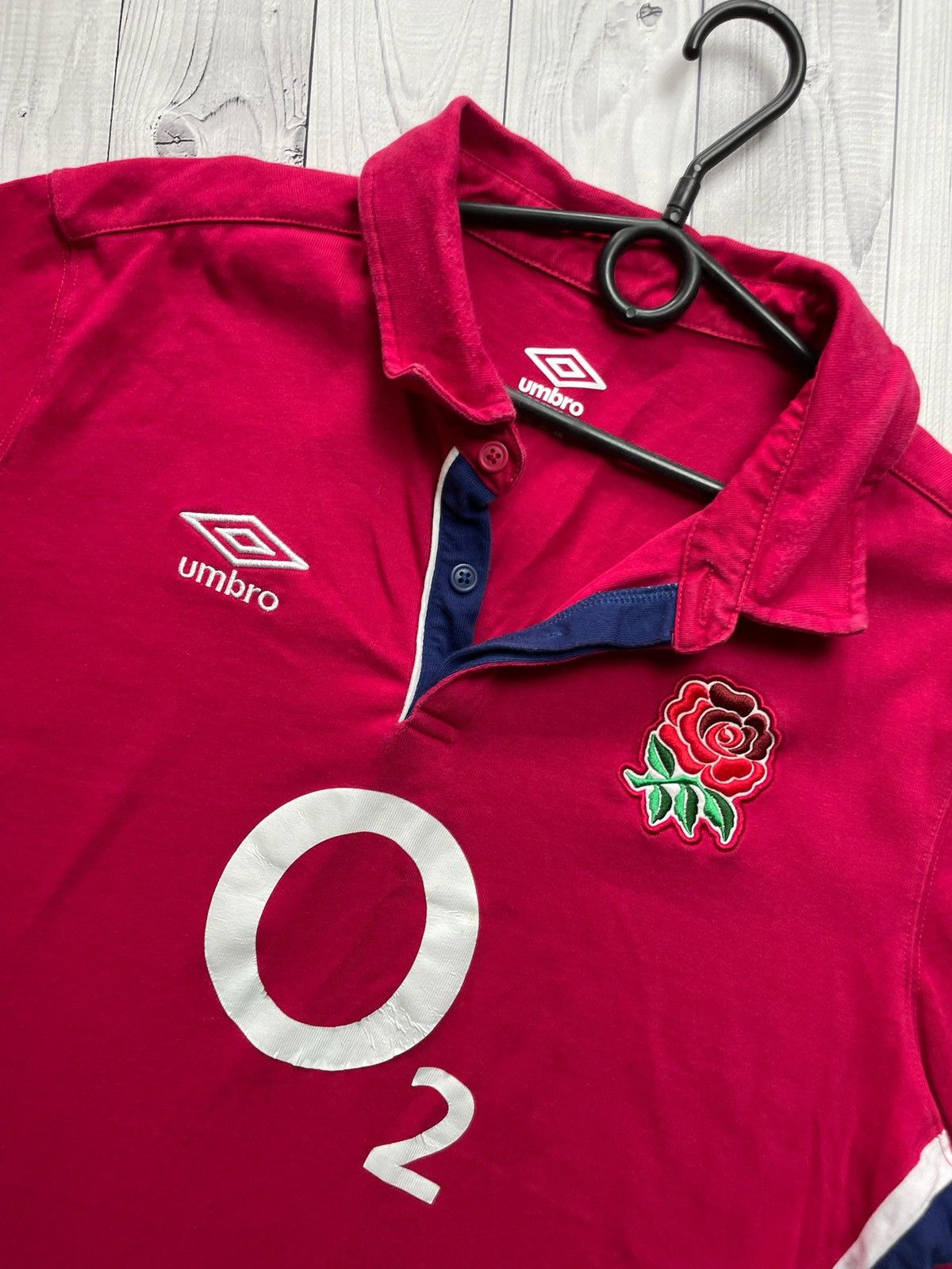 Umbro Umbro England rugby polo jersey size XXL pink Size US XXL / EU 58 / 5 - 2 Thumbnail