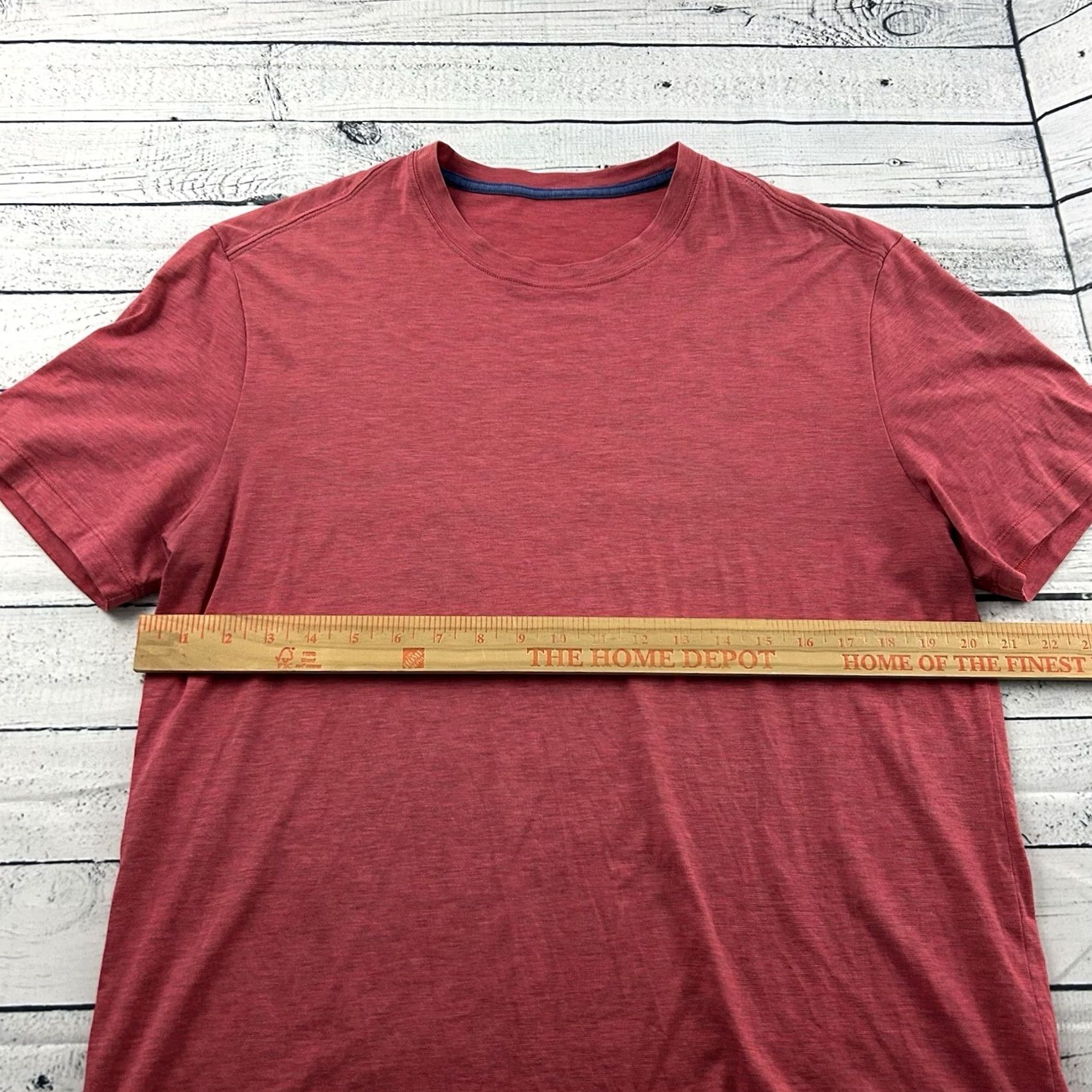 Lululemon Lululemon Short Sleeve Athletic T Shirt Men's XL Pink Size US XL / EU 56 / 4 - 3 Thumbnail