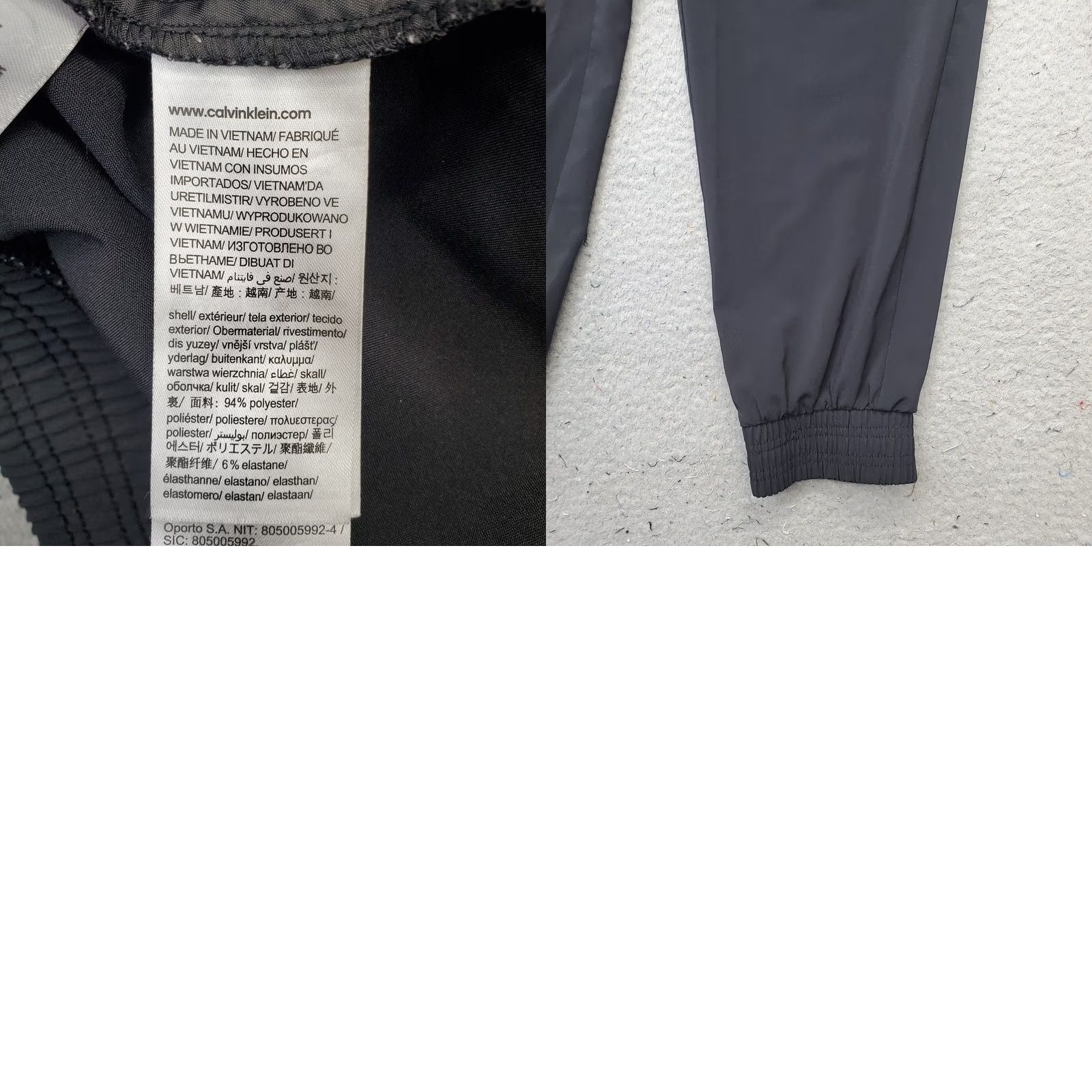 Calvin Klein Calvin Klein Jogger Pants Womens M Black Embroidered Logo Stretch Elastic Waist Size 32" / US 10 / IT 46 - 8 Thumbnail