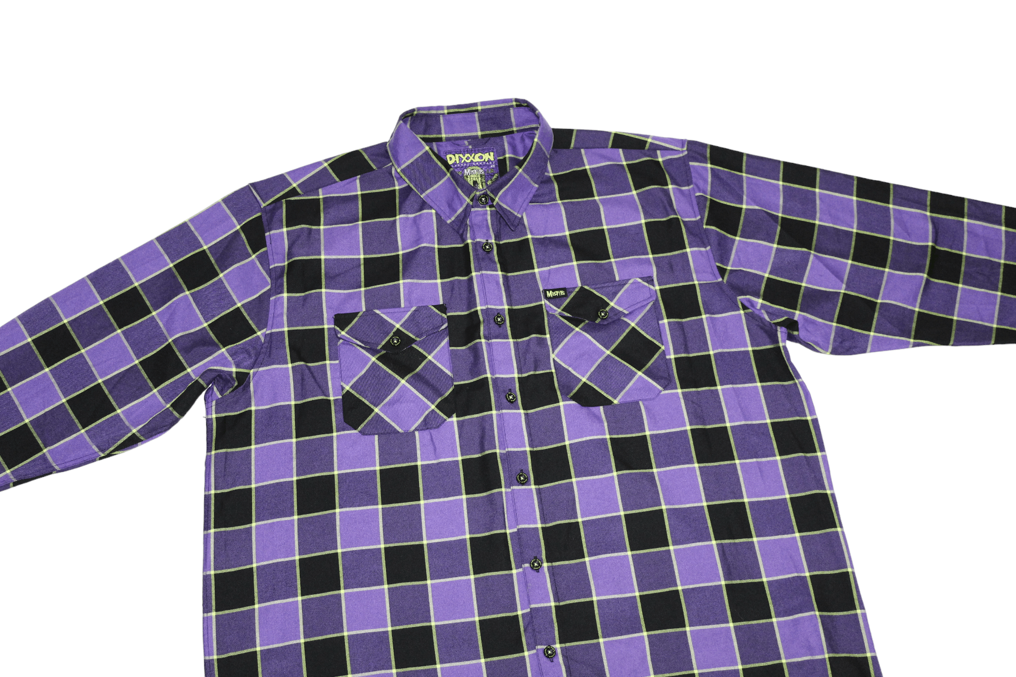 Dixxon Misfits x Dixxon Flannel Company plaid check shirt sz- 4XL Size US XXL / EU 58 / 5 - 7 Thumbnail