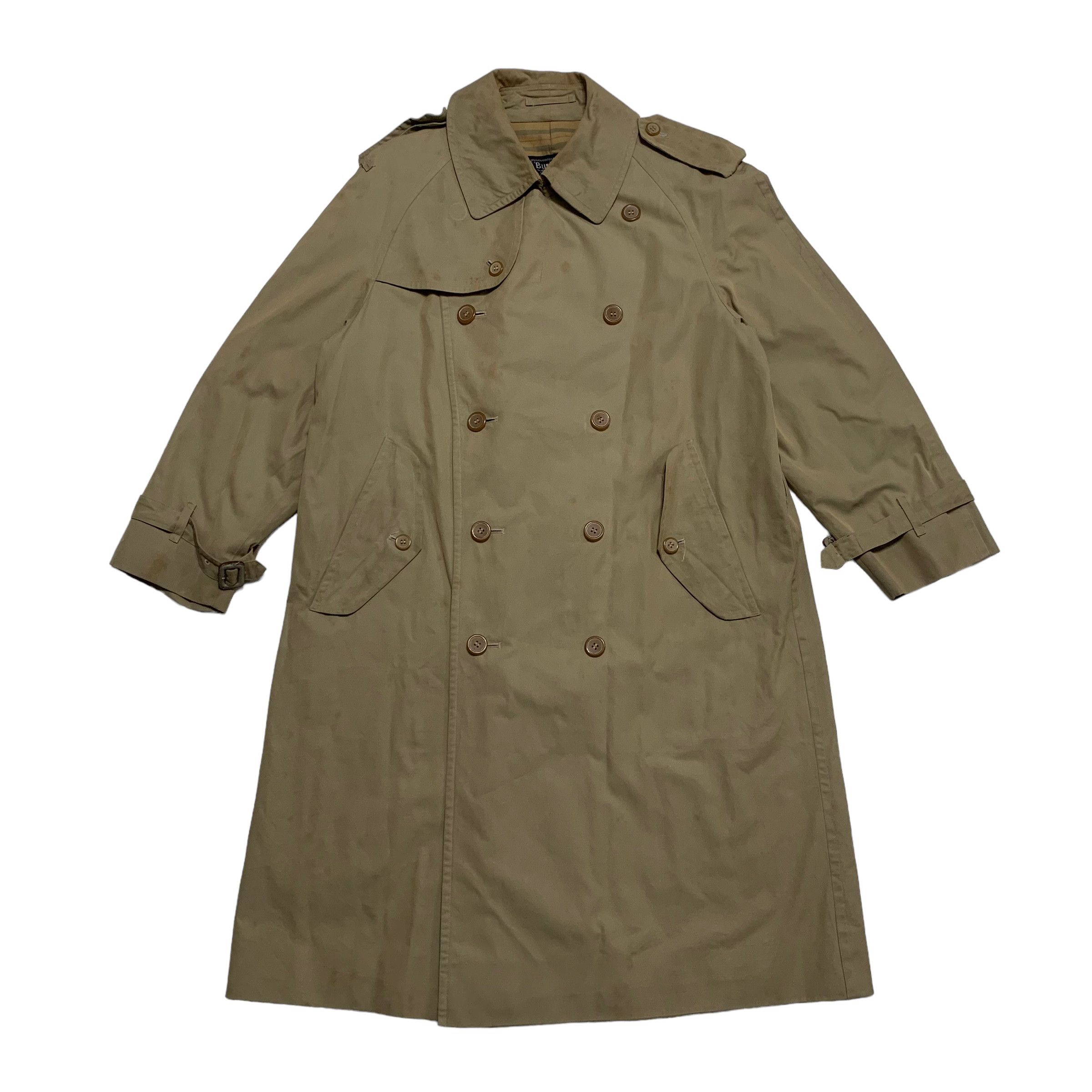 Burberry Vintage 70s Burberrys Double Breast Trench Coat Size US L / EU 52-54 / 3 - 1 Thumbnail