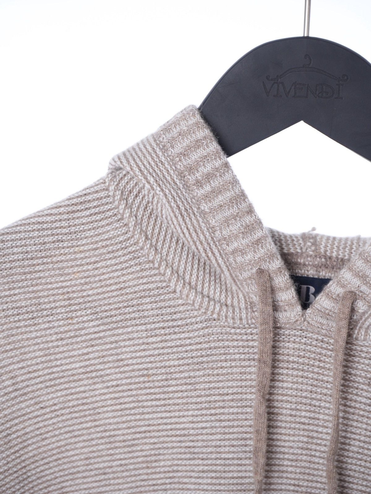 Boggi Boggi Milano Cashmere Blended Wool Jumper Sweater Hoody Size US XL / EU 56 / 4 - 2 Thumbnail