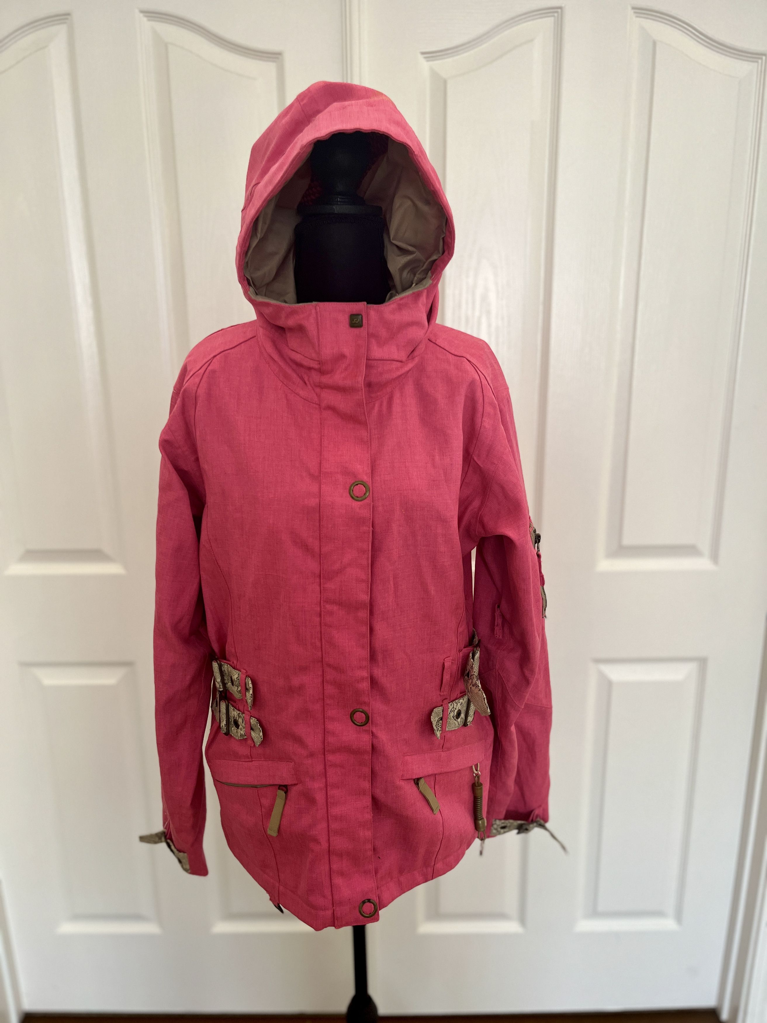Vintage Vintage Ride Snowboards Priscilla LeVac Pro Shell Jacket Size M / US 6-8 / IT 42-44 - 4 Thumbnail