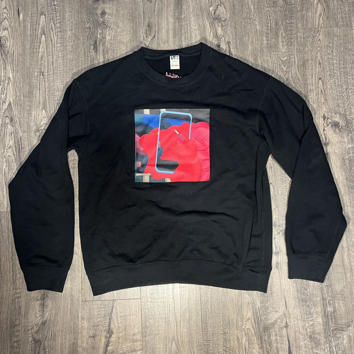 Andy Warhol × Kaws × Uniqlo KAWS + Warhol Graphic Sweatshirt Adult Med Size US M / EU 48-50 / 2 - 1 Thumbnail