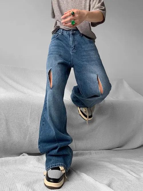 VIBE Vintage harajuku style denim pants Size US 32 / EU 48 - 2 Thumbnail