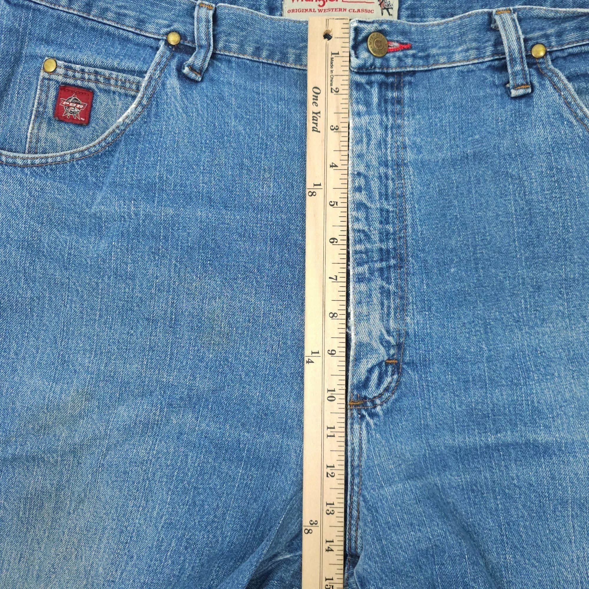 Wrangler Wrangler PBR Relaxed Fit Jeans Mens 40x34 Original Western Size US 40 / EU 56 - 4 Thumbnail