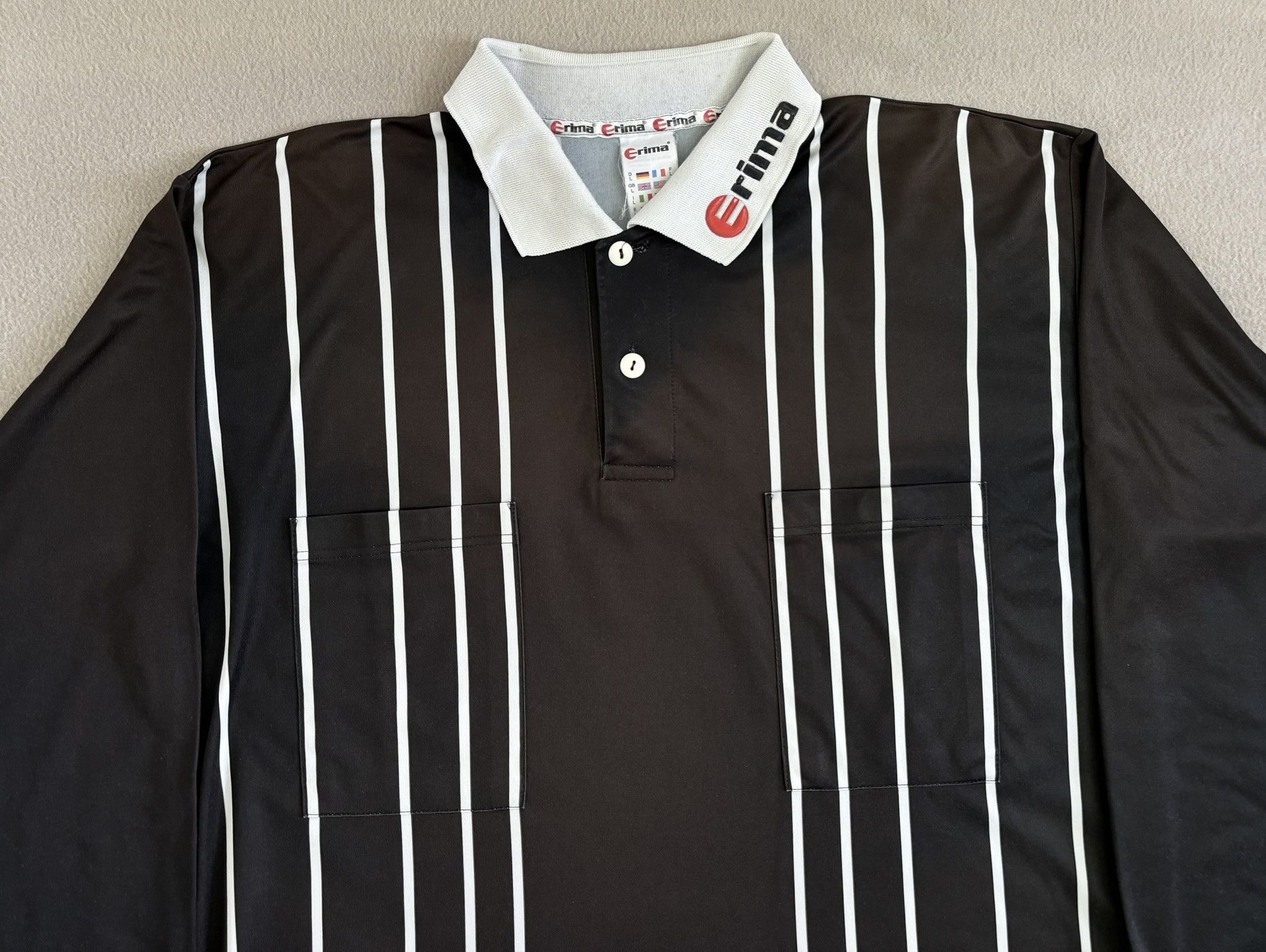 Erima Erima Referee T-shirt vintage 90s large Size US L / EU 52-54 / 3 - 6 Thumbnail