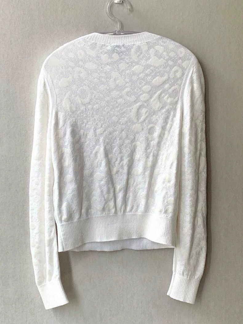 Chanel Chanel 23A double C buckle dark pattern jacquard long slee Size XS / US 0-2 / IT 36-38 - 2 Thumbnail