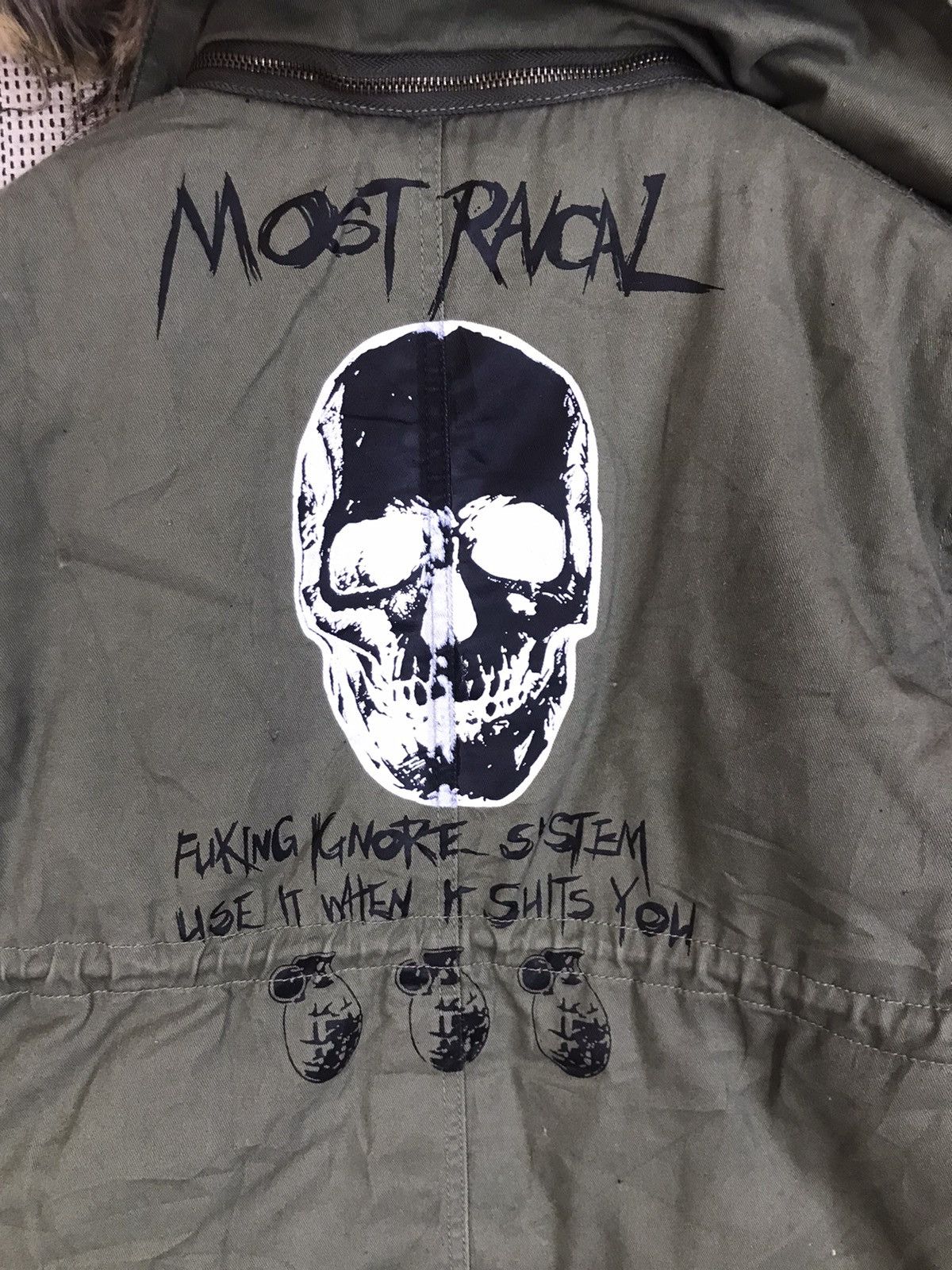 If Six Was Nine × Le Grande Bleu (L.G.B.) × Seditionaries ‼️GLAD NEWS US ARMY PARKA PUNK STYLE VERY RARE‼️ Size US L / EU 52-54 / 3 - 9 Thumbnail