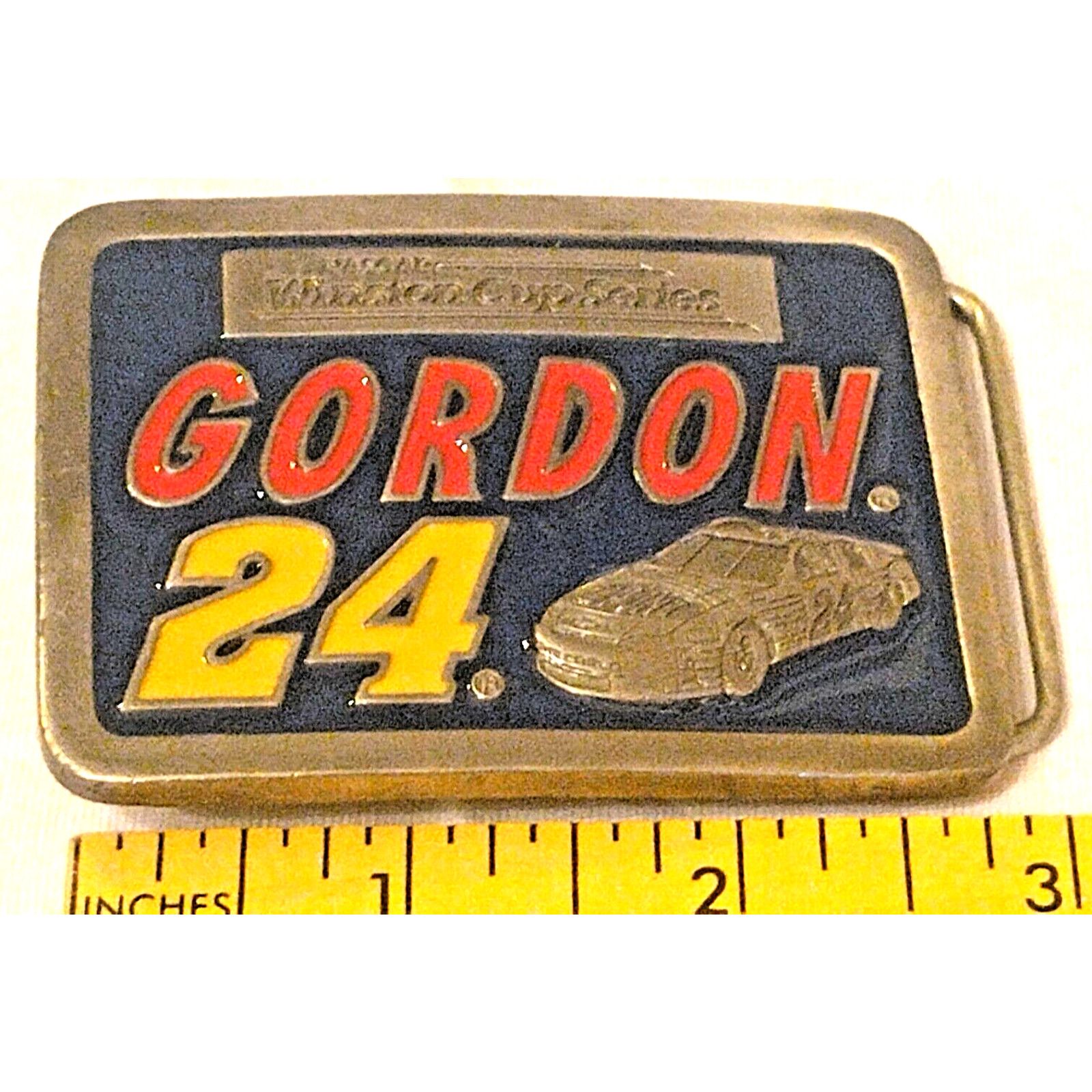 NASCAR 1998 Gordon 24 Nascar Winston Cup Series Belt Buckle Limited Size ONE SIZE - 2 Thumbnail
