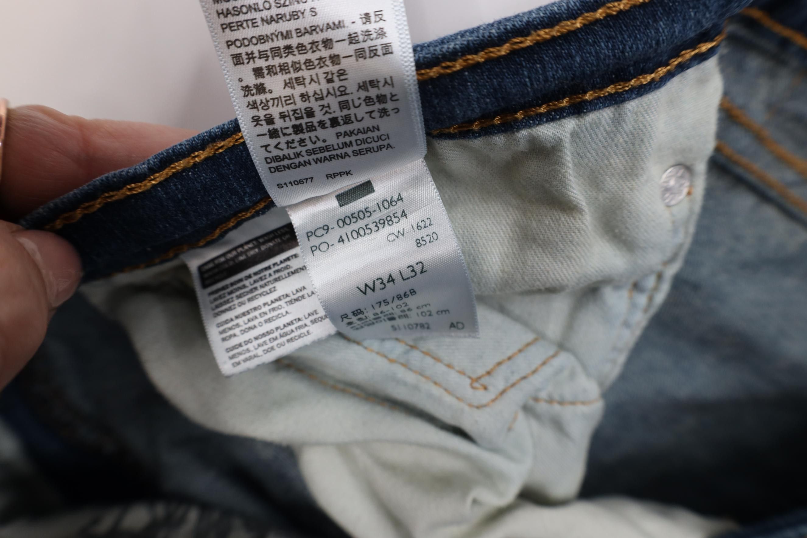 Levi's Vintage Y2K Levis 505 Stretch Regular Straight Leg Jeans Size US 34 / EU 50 - 9 Thumbnail