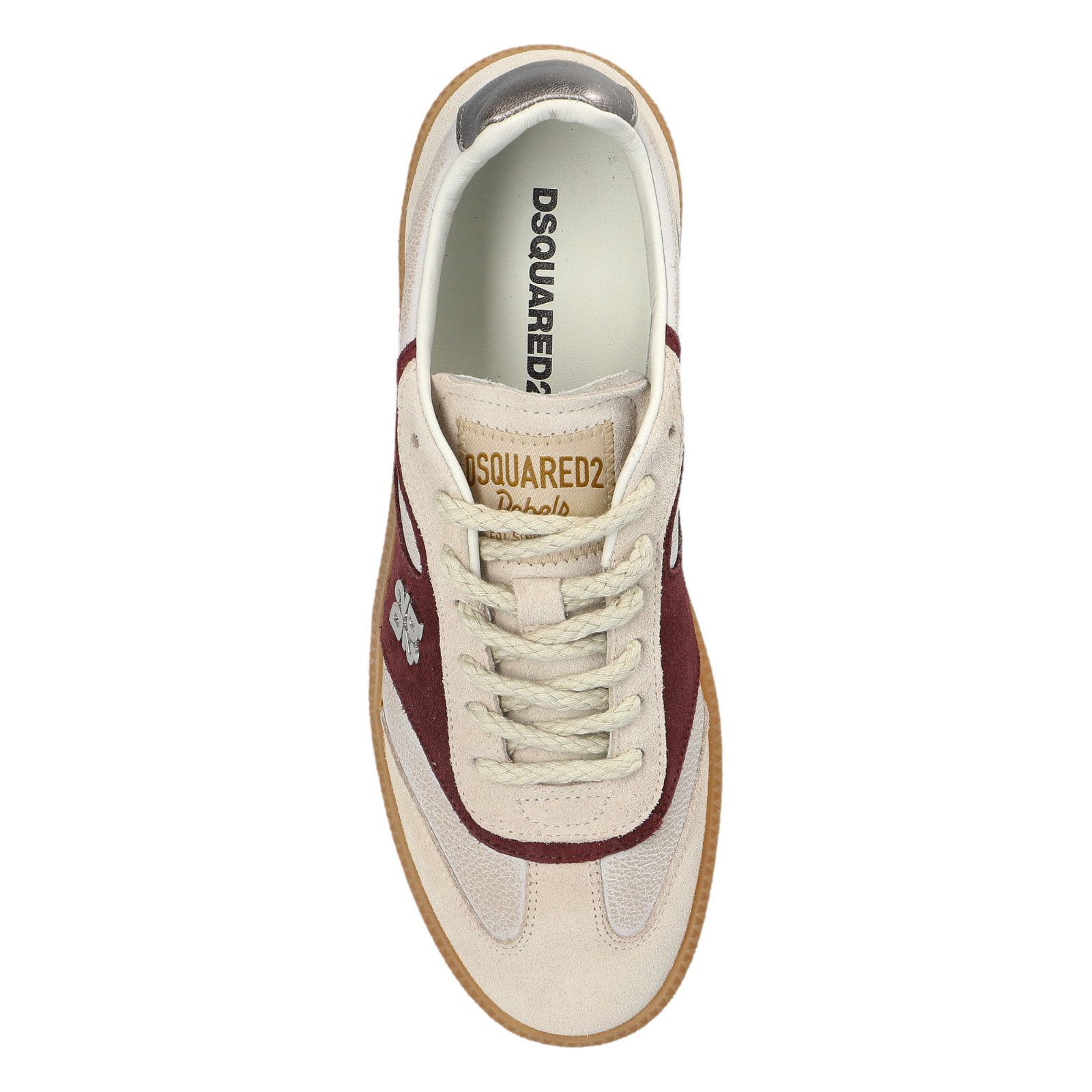 Dsquared2 DSQUARED2 Rebels Beige Suede Sneakers New & Authentic (Women Size US 6 / IT 36 - 5 Thumbnail