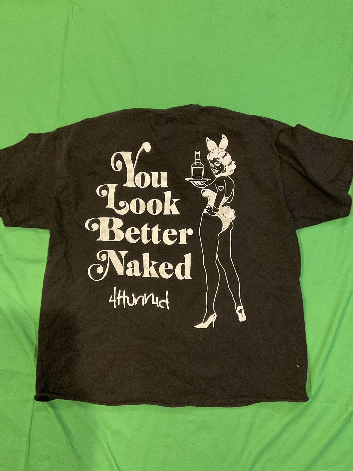 Vintage Vintage stripper Black and white bunny girl tee Size US L / EU 52-54 / 3 - 1 Thumbnail