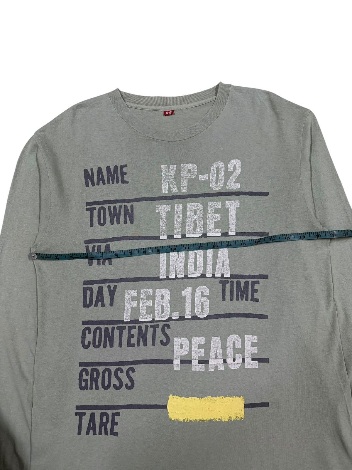 Kapital Kapital Wording Printed Longsleeve Tee Size US L / EU 52-54 / 3 - 7 Thumbnail