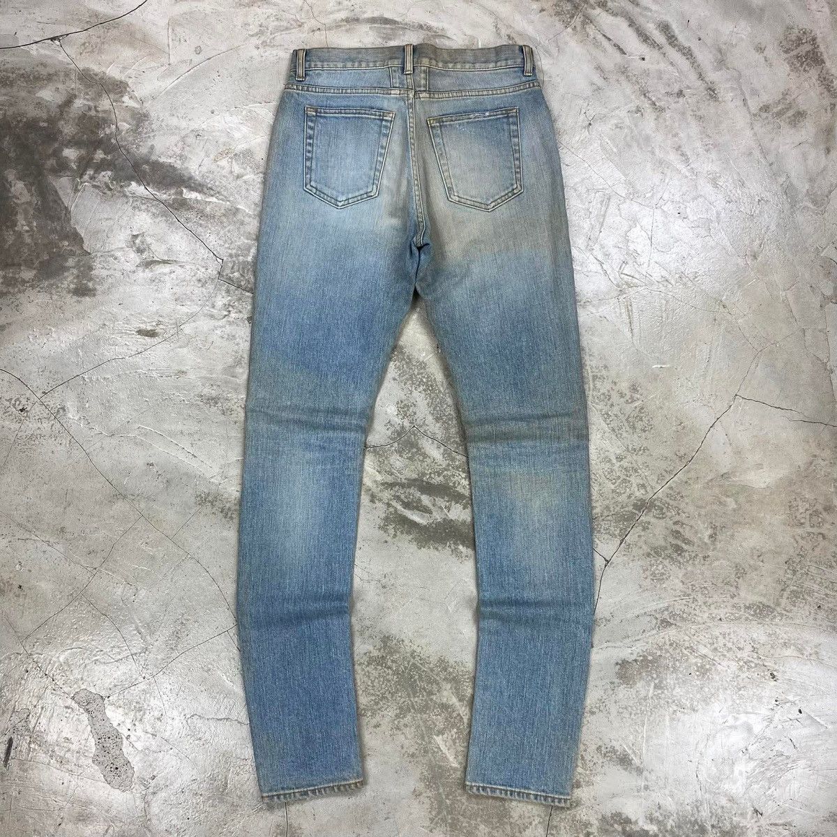 Saint Laurent Paris Hedi Slimane FW2015 ‘Surf Sound’ D05 Skinny Jeans Size US 27 - 3 Thumbnail