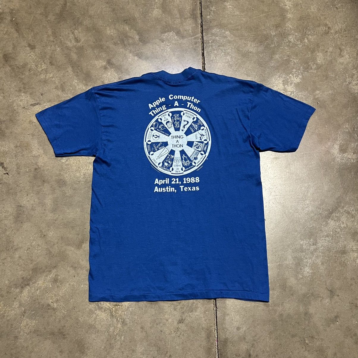 Vintage Vintage 80s Apple Macintosh Computers T shirt Tech Promo Size US XL / EU 56 / 4 - 1 Thumbnail