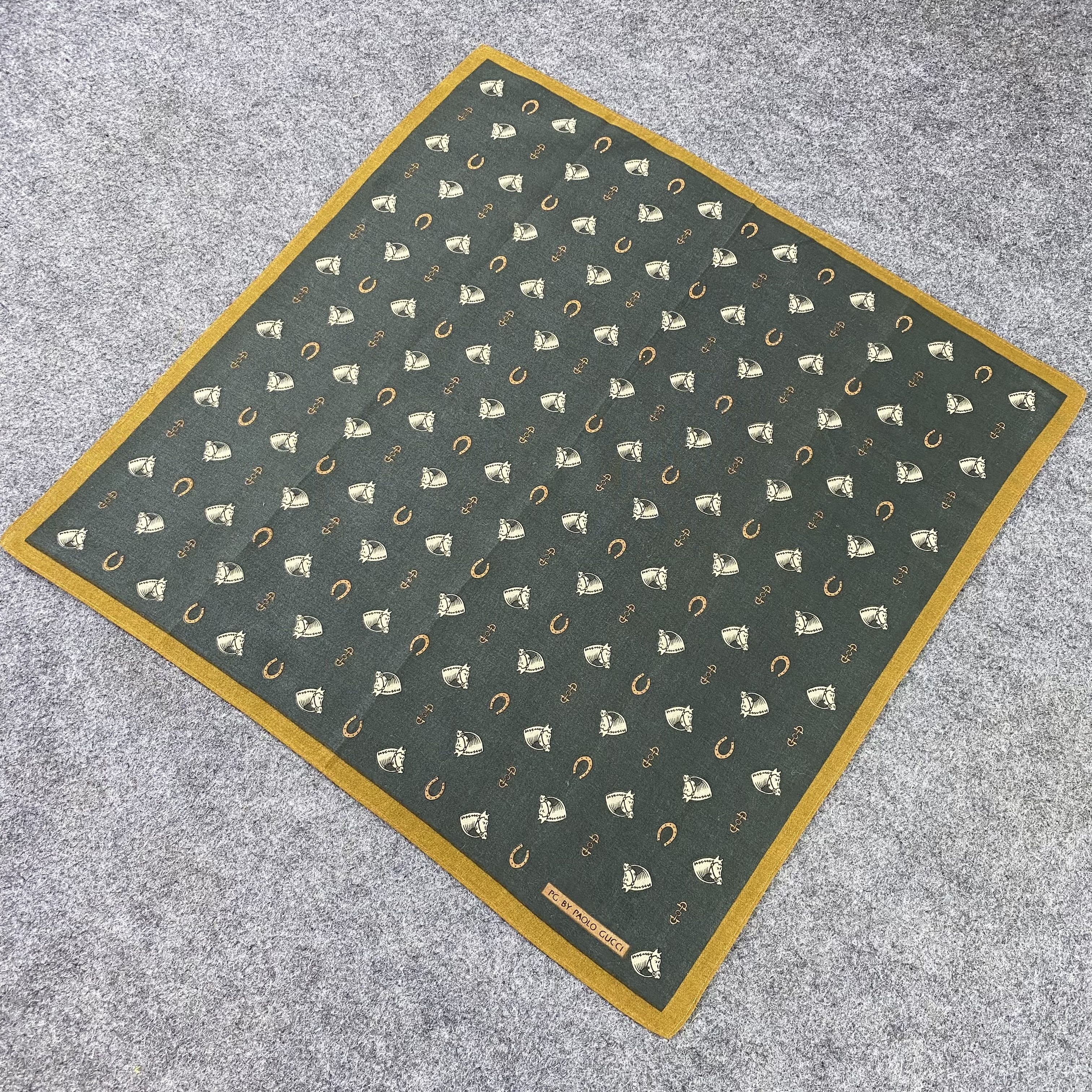 Paolo Gucci Paolo Gucci Handkerchief / Bandana / Neckerchief-B756 Size ONE SIZE - 4 Thumbnail