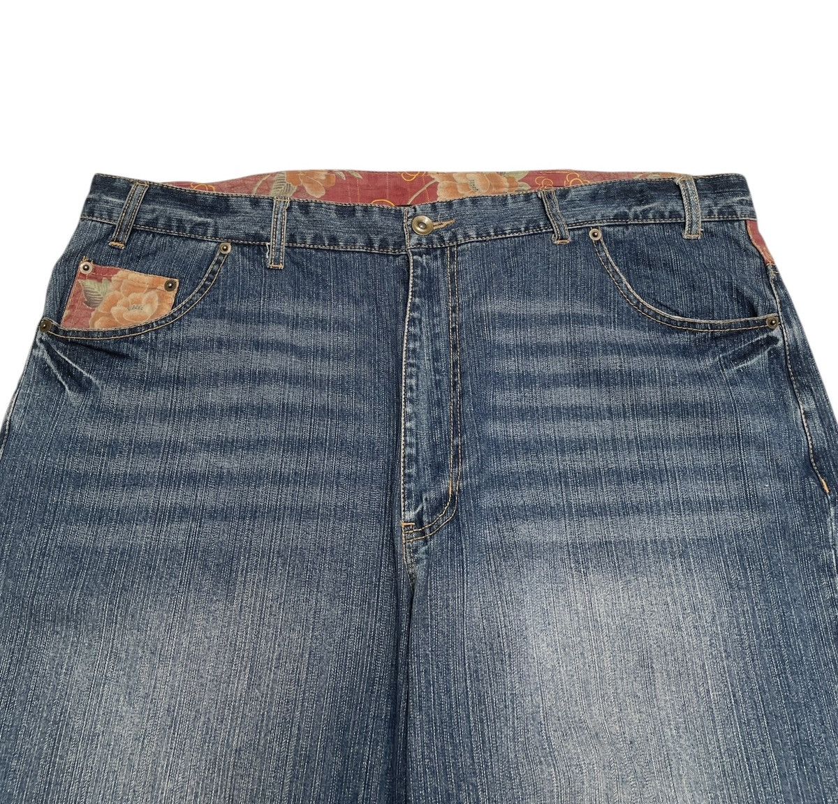 Japanese Brand Rare Design Vintage Dealetti Oversized Sukajan Jeans 1990s Size US 43 - 3 Thumbnail