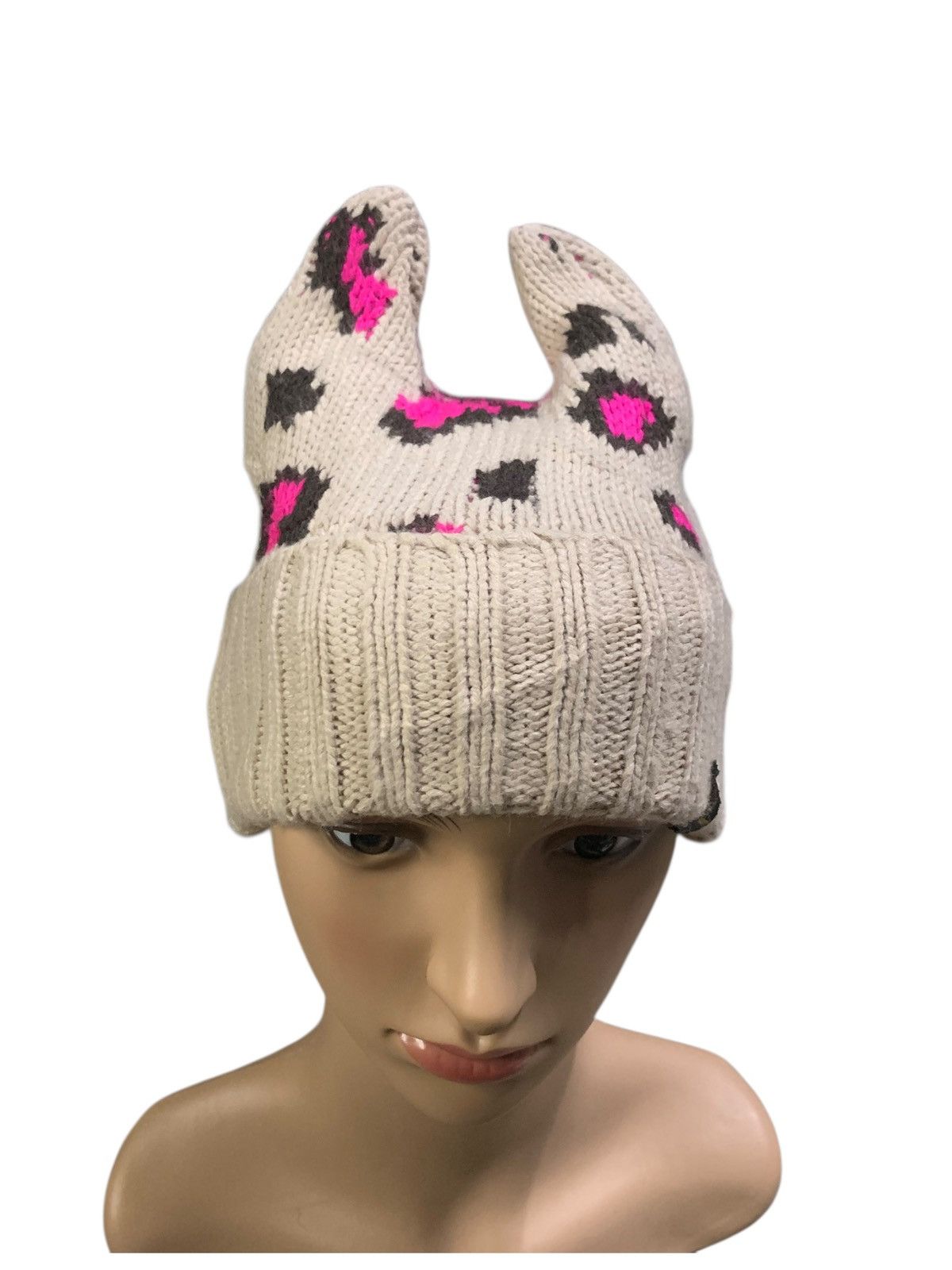 Japanese Brand × Kapital × Vintage Bunny Short Horn Devil Beanie Size ONE SIZE - 2 Thumbnail