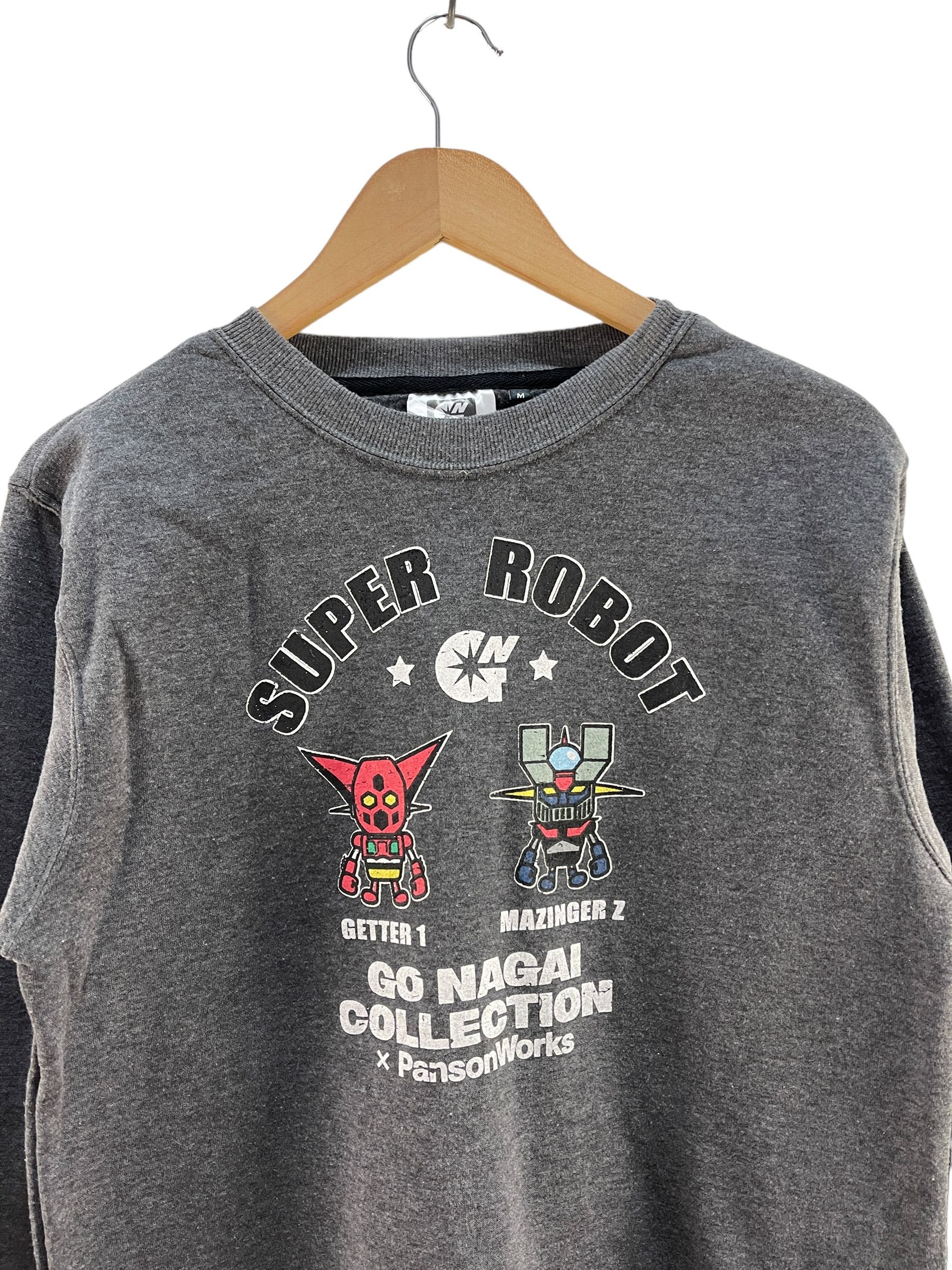 Anime × Japanese Brand Super Robot Go Nagai Collection X Pansonworks Sweatshirt Size US S / EU 44-46 / 1 - 7 Thumbnail