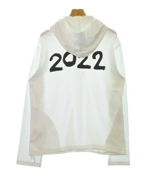 Comme des Garcons Homme Deux Hoodie Cotton 2022 Print Pullover Inseam Pocket White Size US M / EU 48-50 / 2 - 2 Thumbnail
