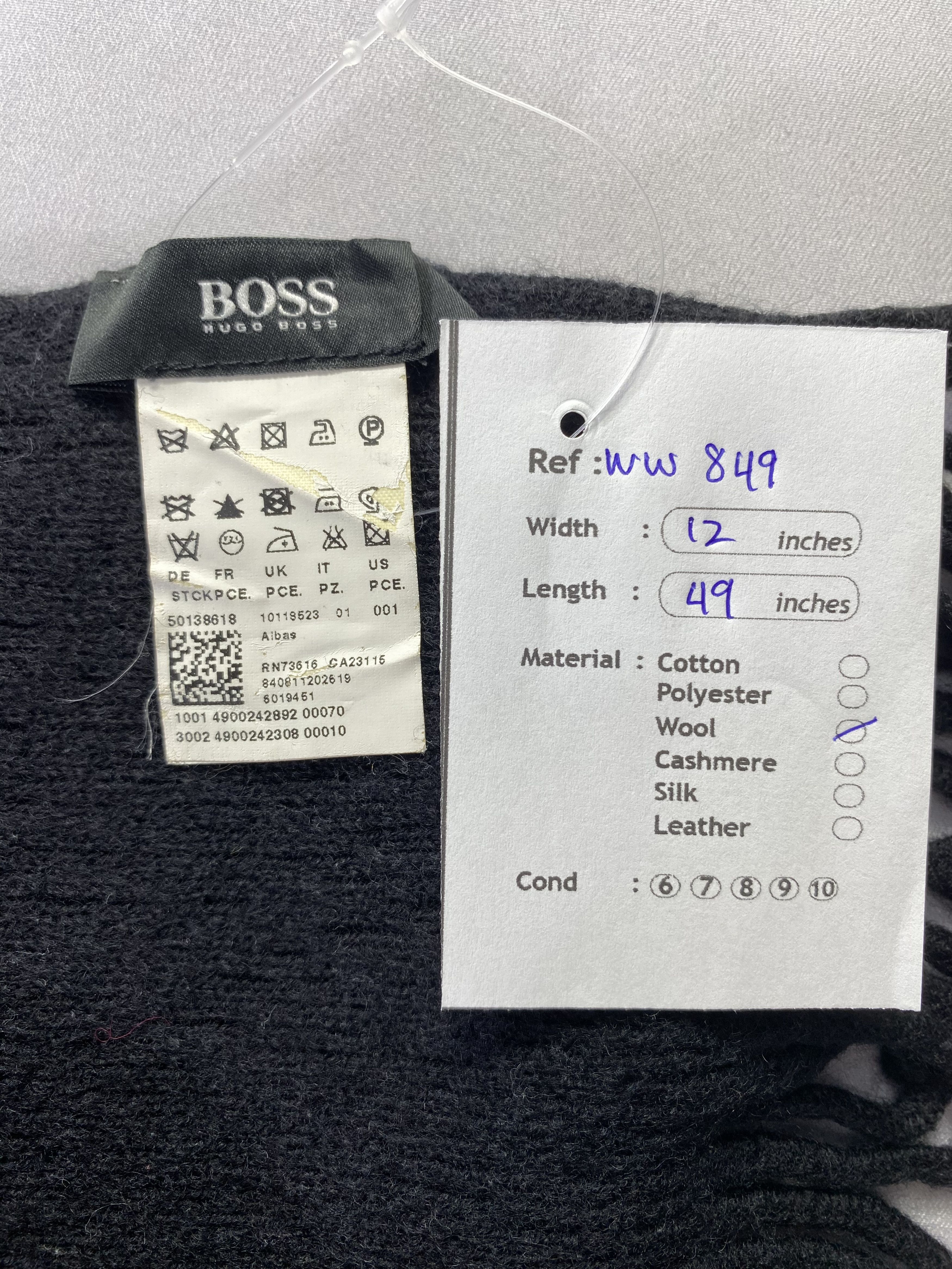 Hugo Boss × Vintage Hugo Boss Scarf / Muffler / Neckwear Size ONE SIZE - 5 Thumbnail