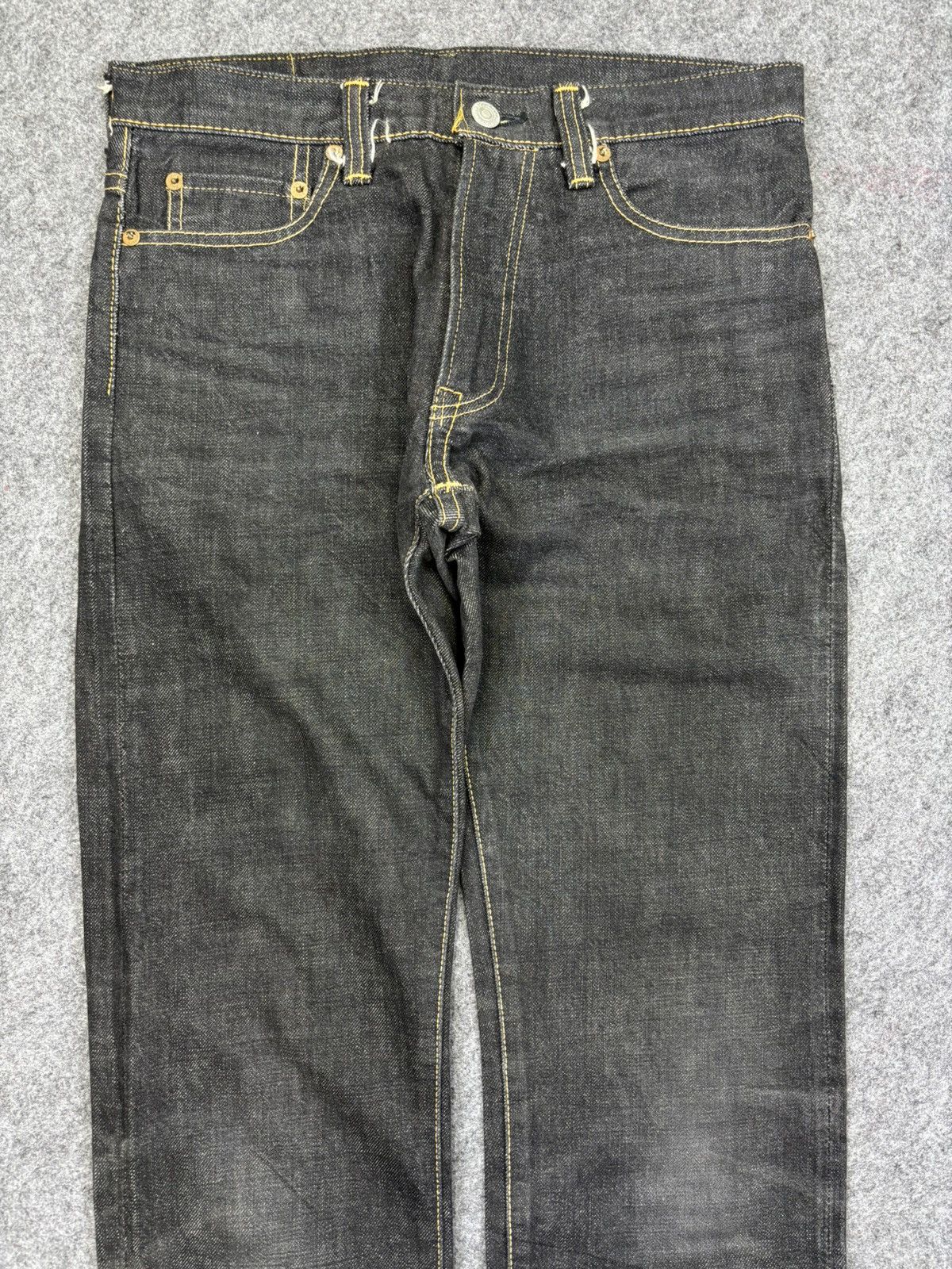 Alchemist 💥RAW💥ALCHEMIST FAB FOUR Skinny Indigo Raw Biker Denim F743 Size US 29 - 3 Thumbnail