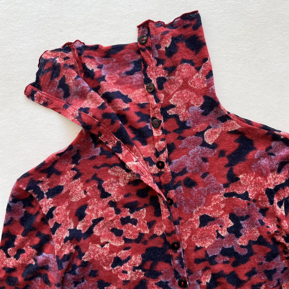 Y's × Yohji Yamamoto I Wish Y’s Bis Floral Pullover Shirt Size S / US 4 / IT 40 - 4 Thumbnail