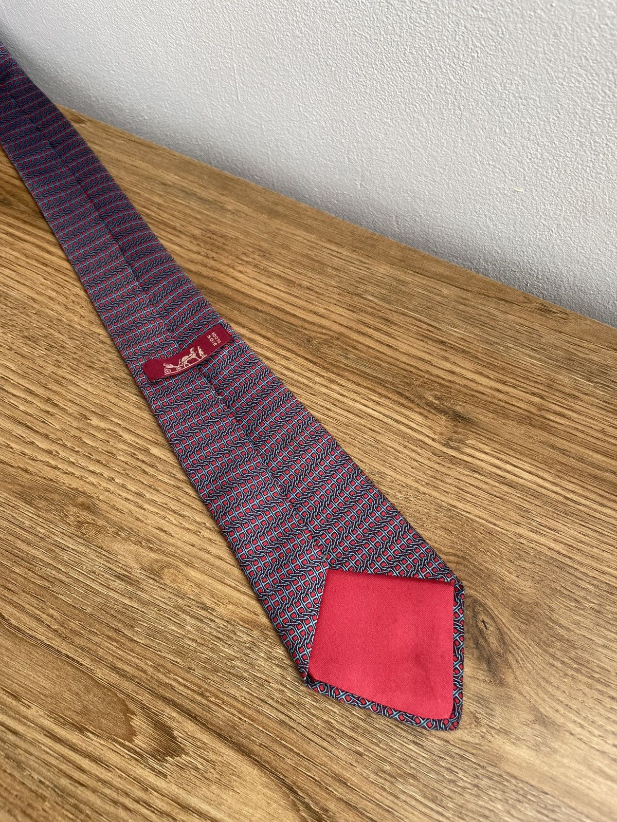 Hermes Hermes Paris Vintage 90s 100% Silk Tie Made In France 940 IA Size ONE SIZE - 4 Thumbnail
