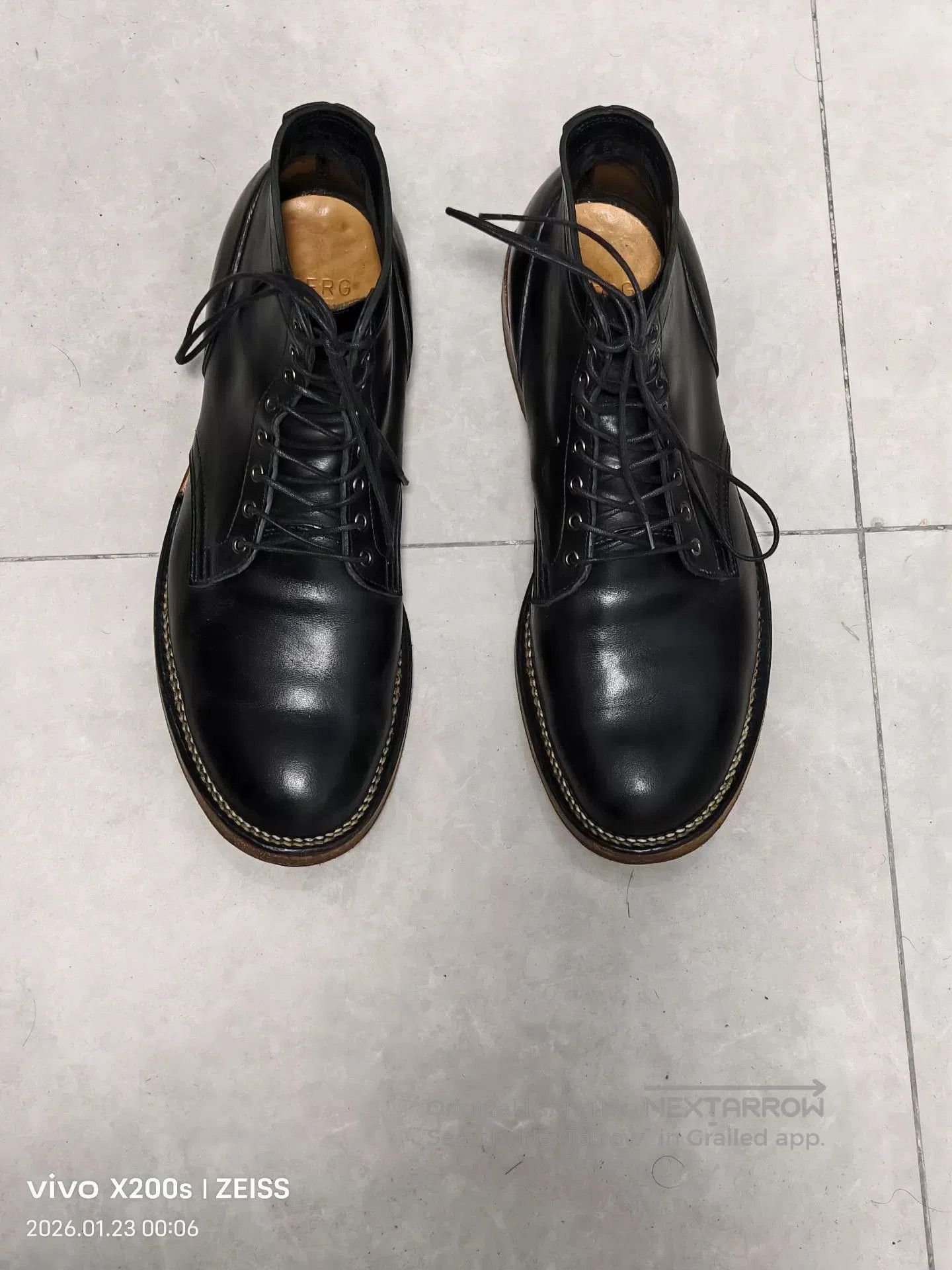 Viberg Viberg 2030 Black Horsehide Boots Size 9. Size US 9 / EU 42 - 1 Thumbnail