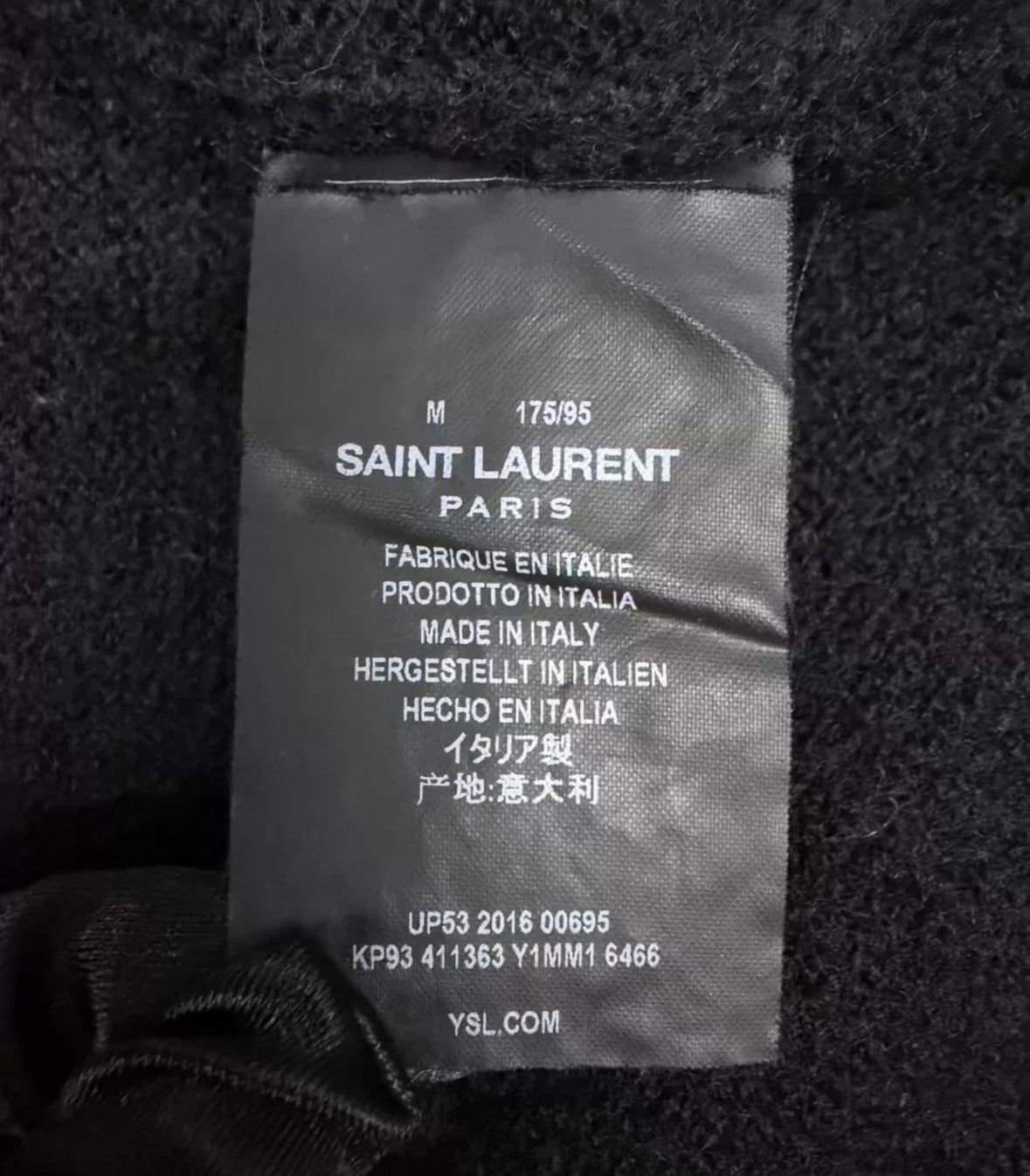 Saint Laurent Paris Saint Laurent SLP Dinosaur Sweater Rex Knitted Sweater Size US M / EU 48-50 / 2 - 4 Thumbnail